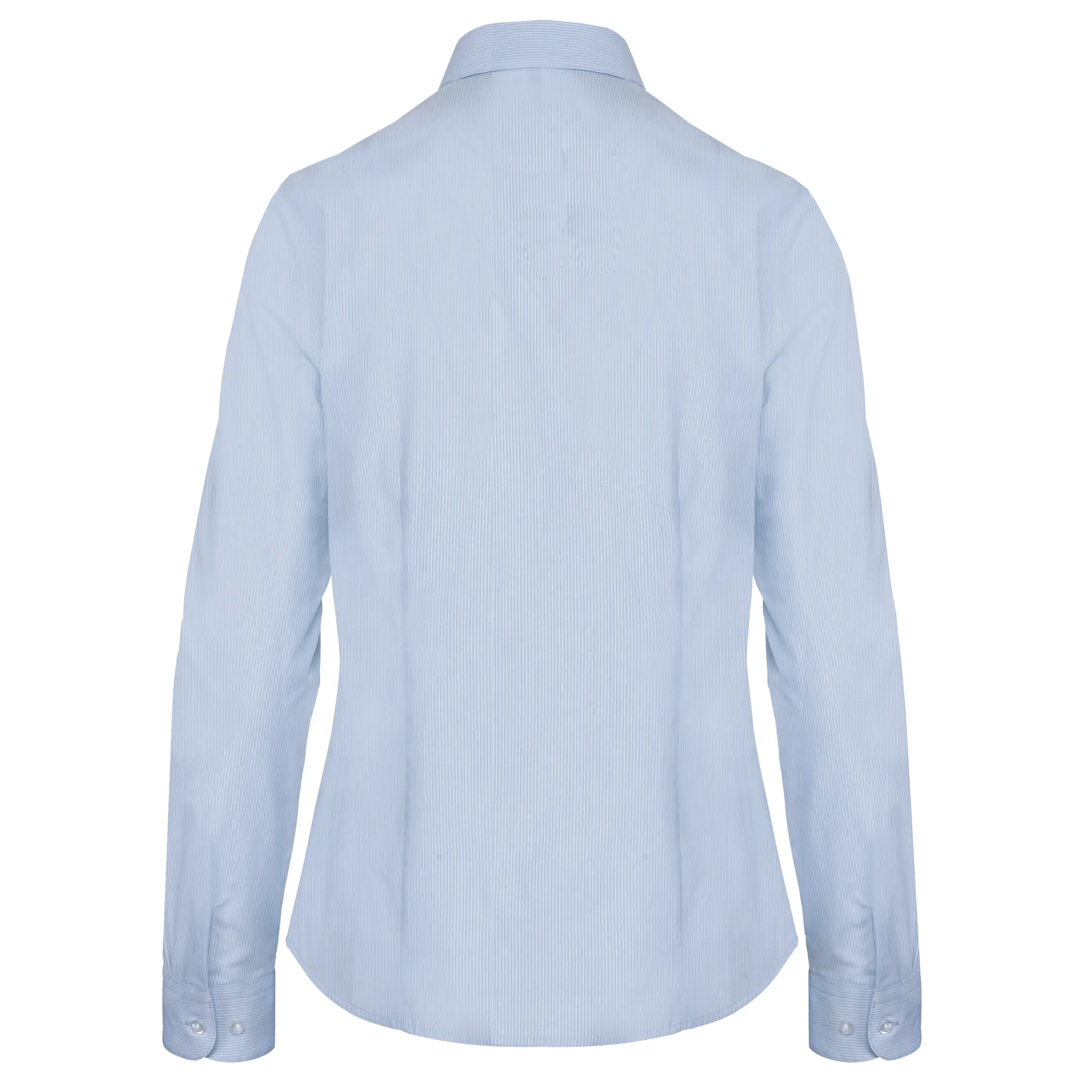 Camisa popelina manga larga mujer