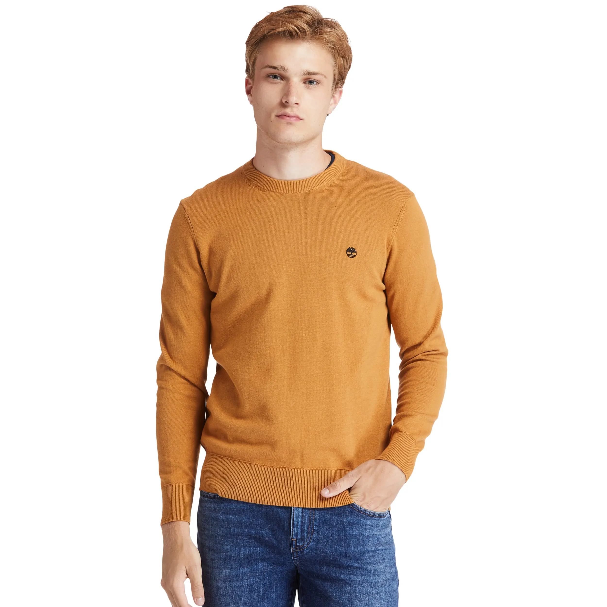 Jersey Williams River algodón orgánico cuello redondo
