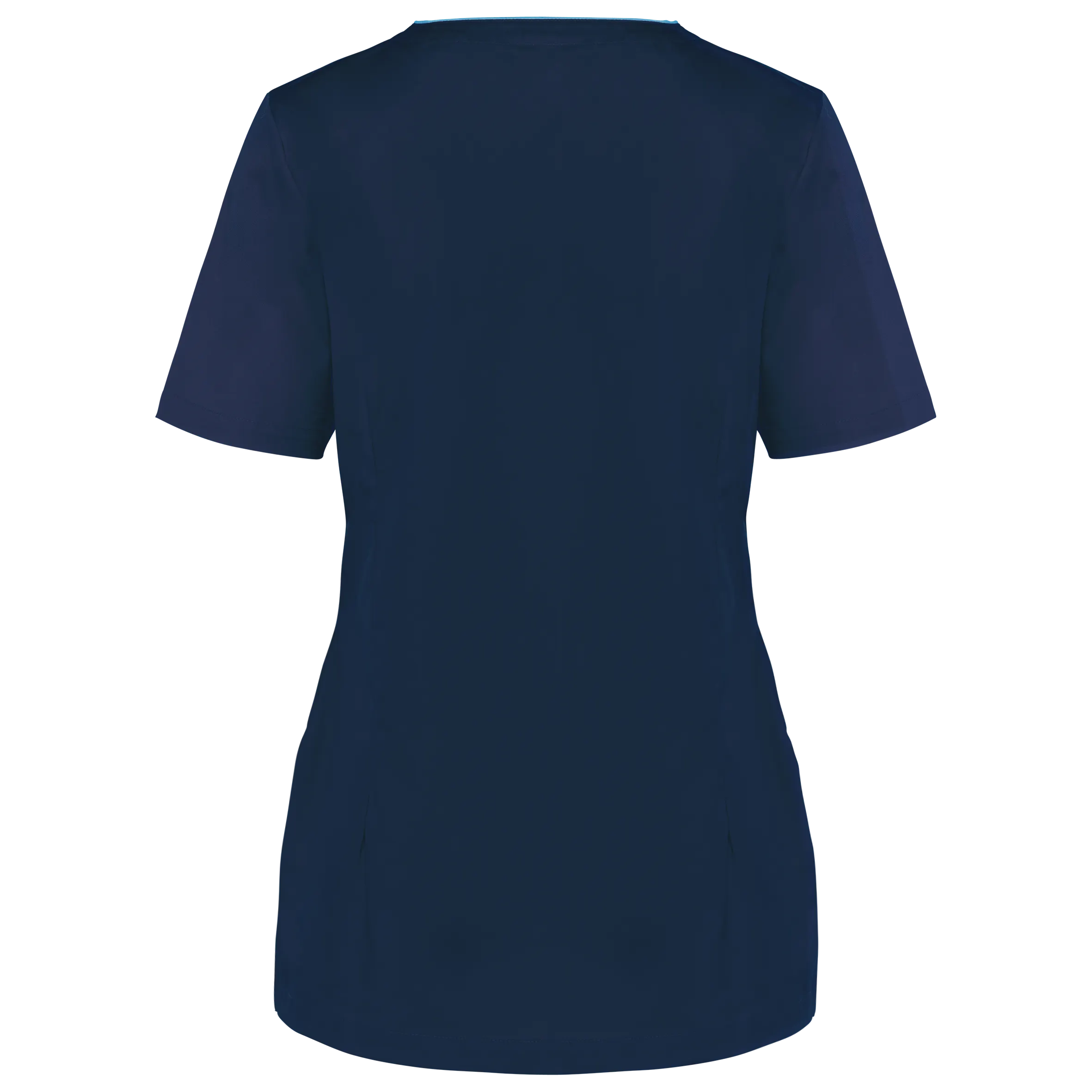 Blusa polialgodón con botones a presión mujer