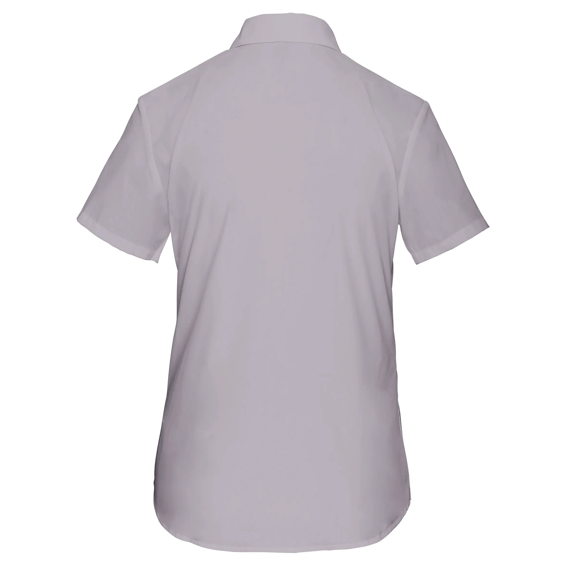 Camisa popelina de polialgodón manga corta de fácil cuidado mujer