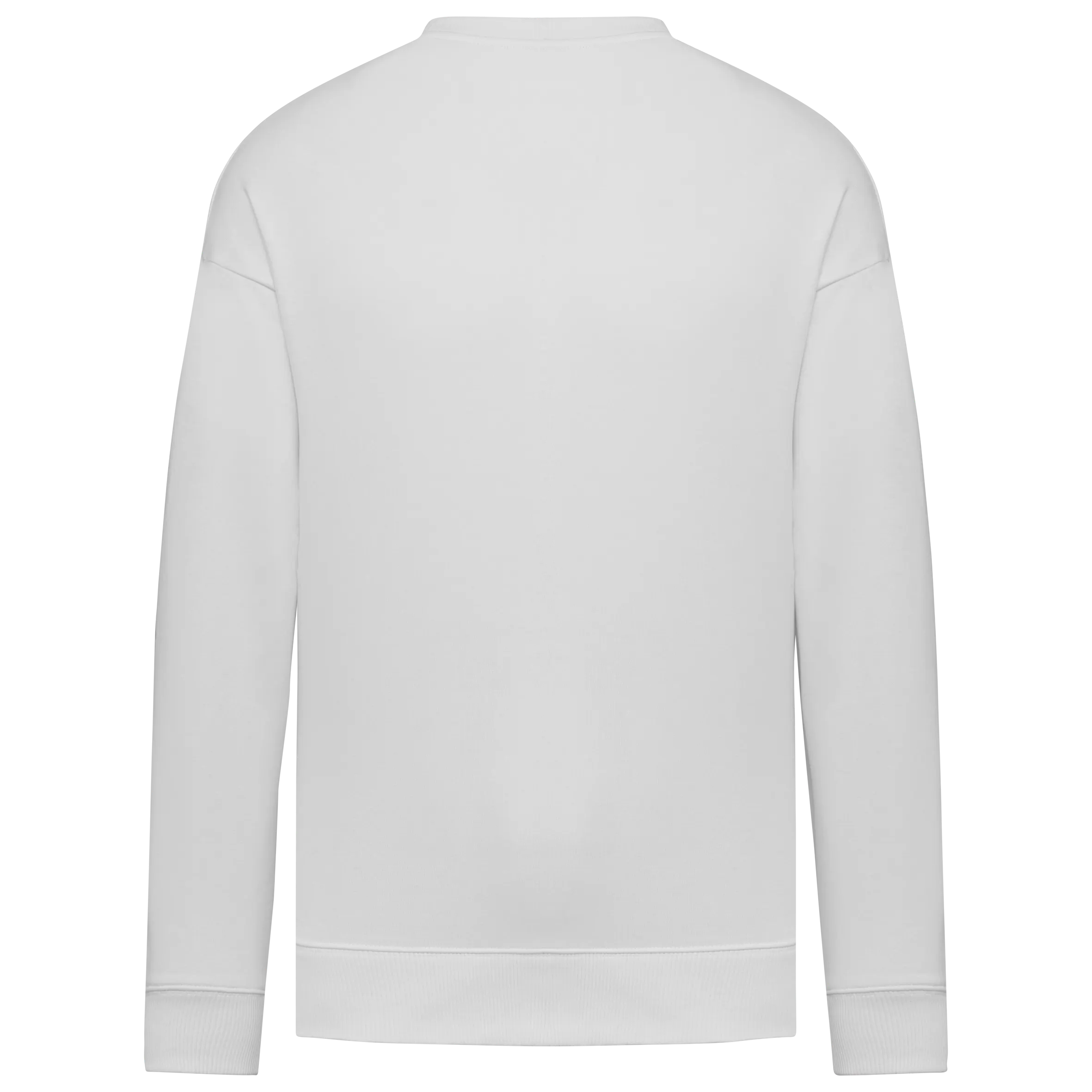 Sudadera ecorresponsable cuello redondo oversize unisex