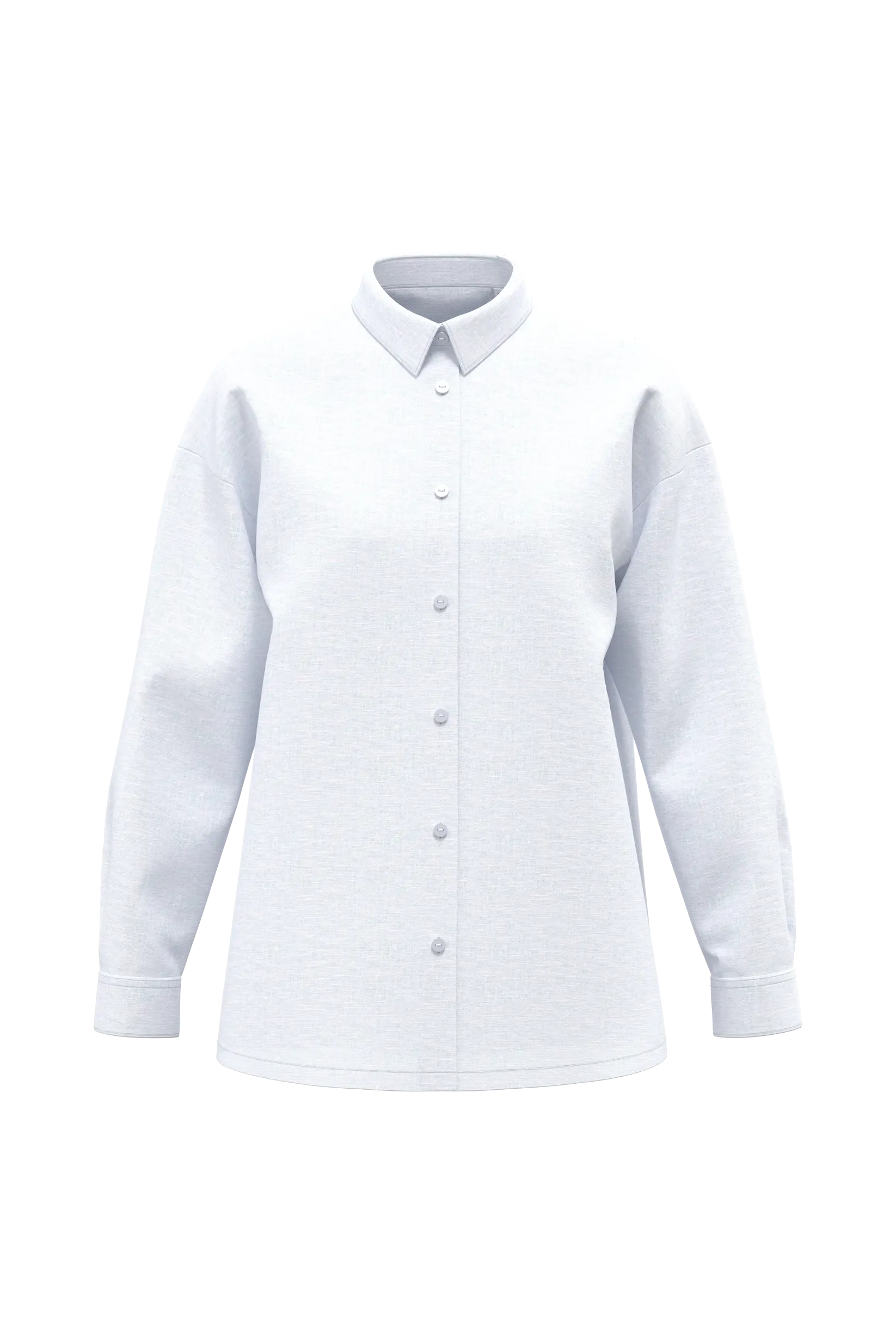 Camisa de lino oversize mujer