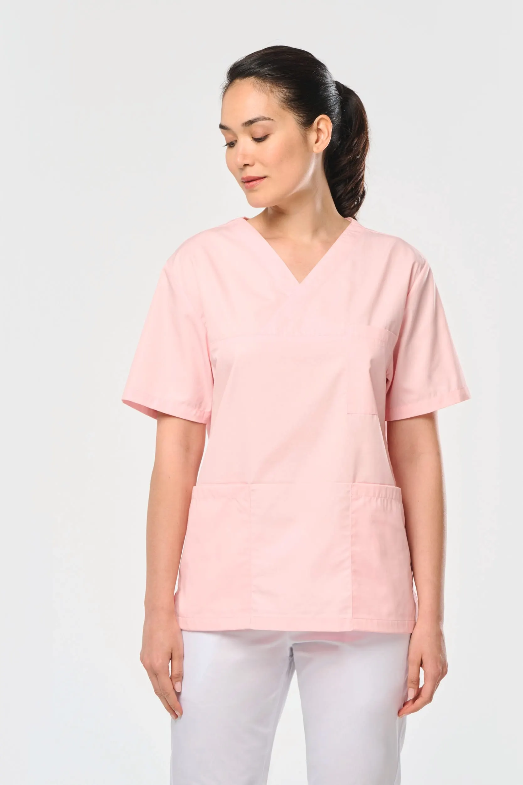 Casaca polialgodón manga corta – Unisex