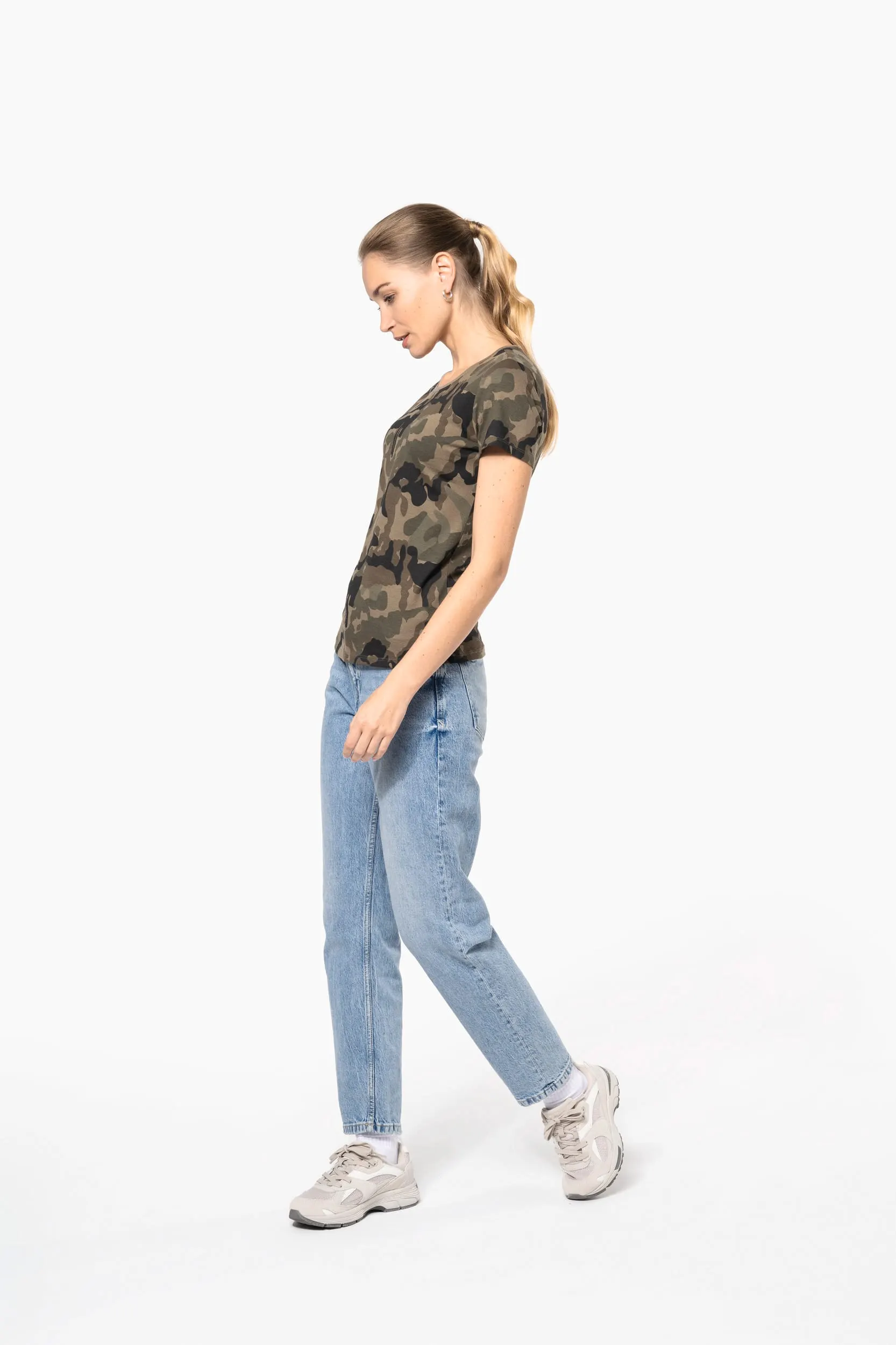 Camiseta camuflaje mujer
