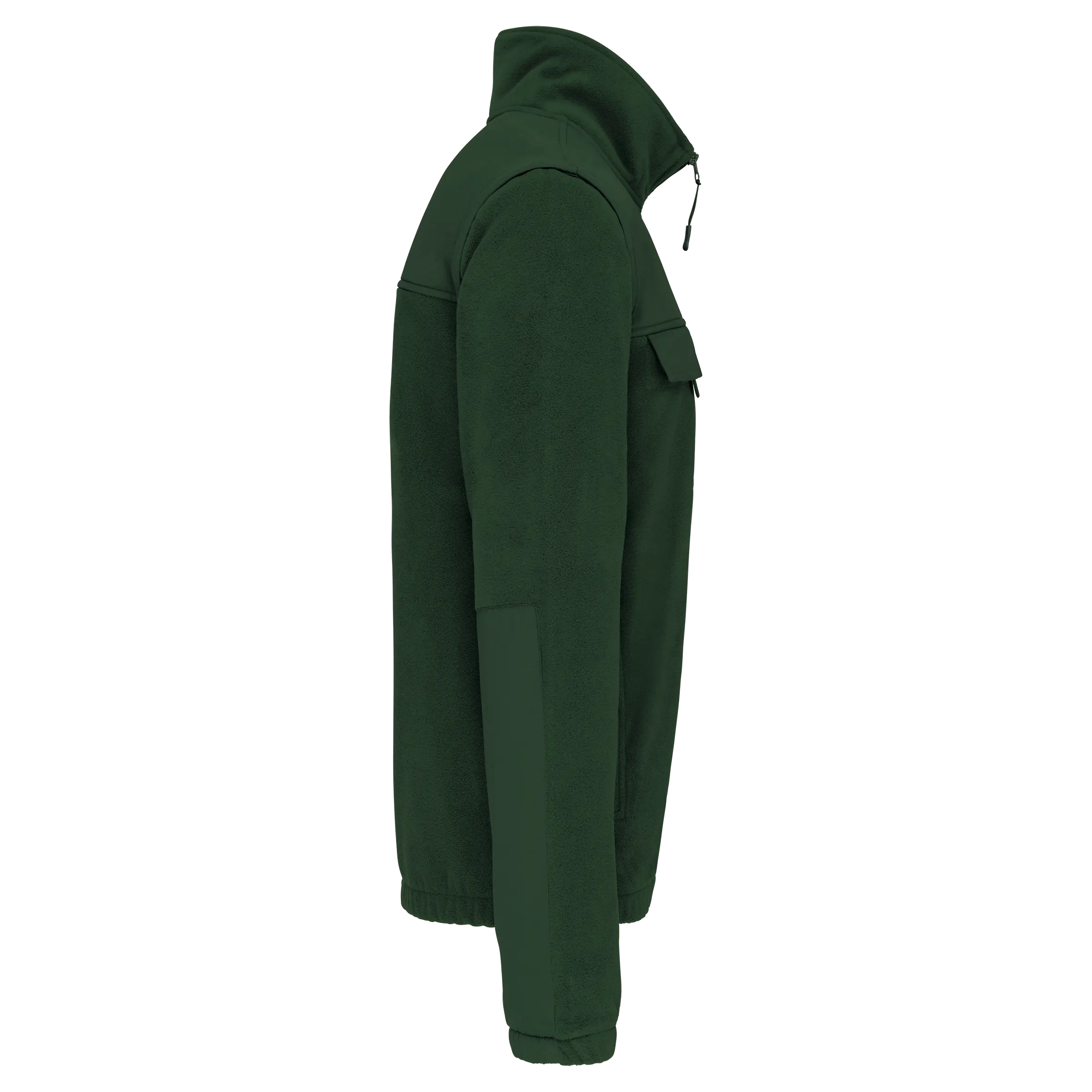 Chaqueta polar con mangas amovibles hombre