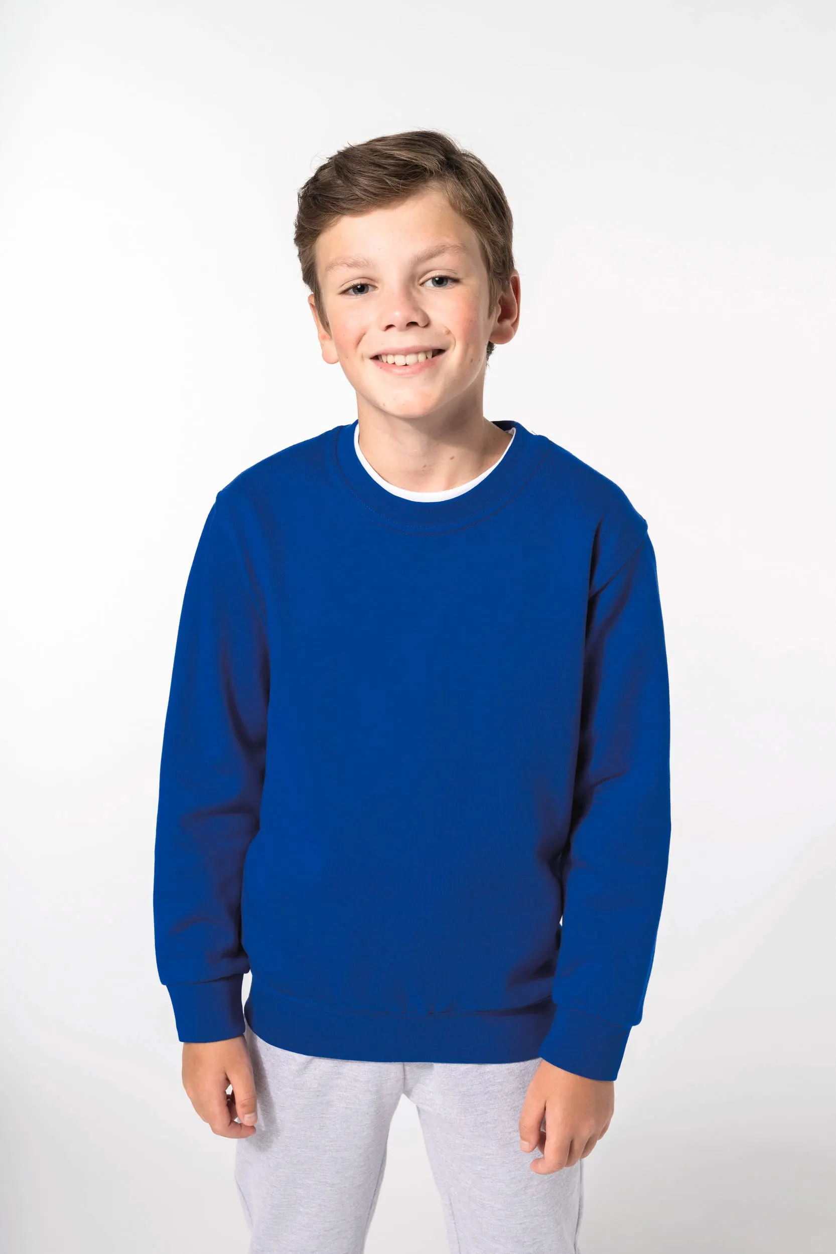 Sudadera cuello redondo infantil