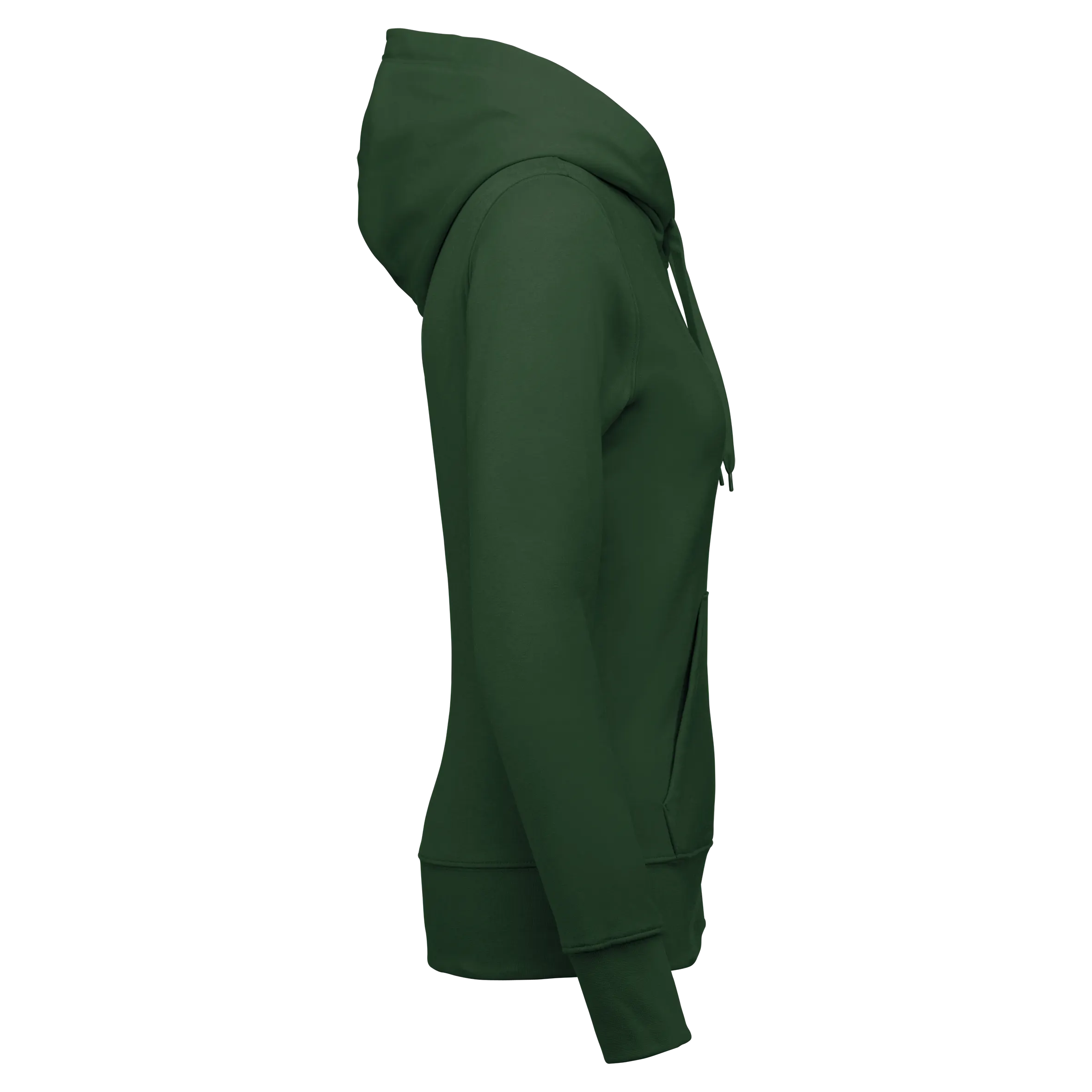 Sudadera con capucha y cremallera ecorresponsable mujer