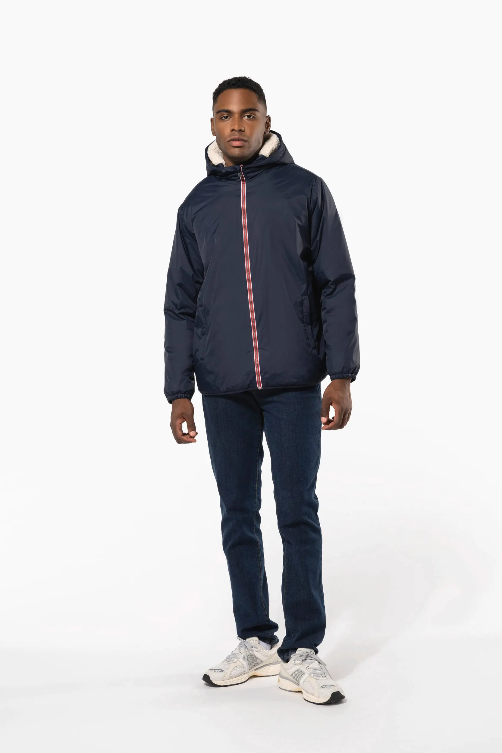 Chaqueta con forro de sherpa unisex