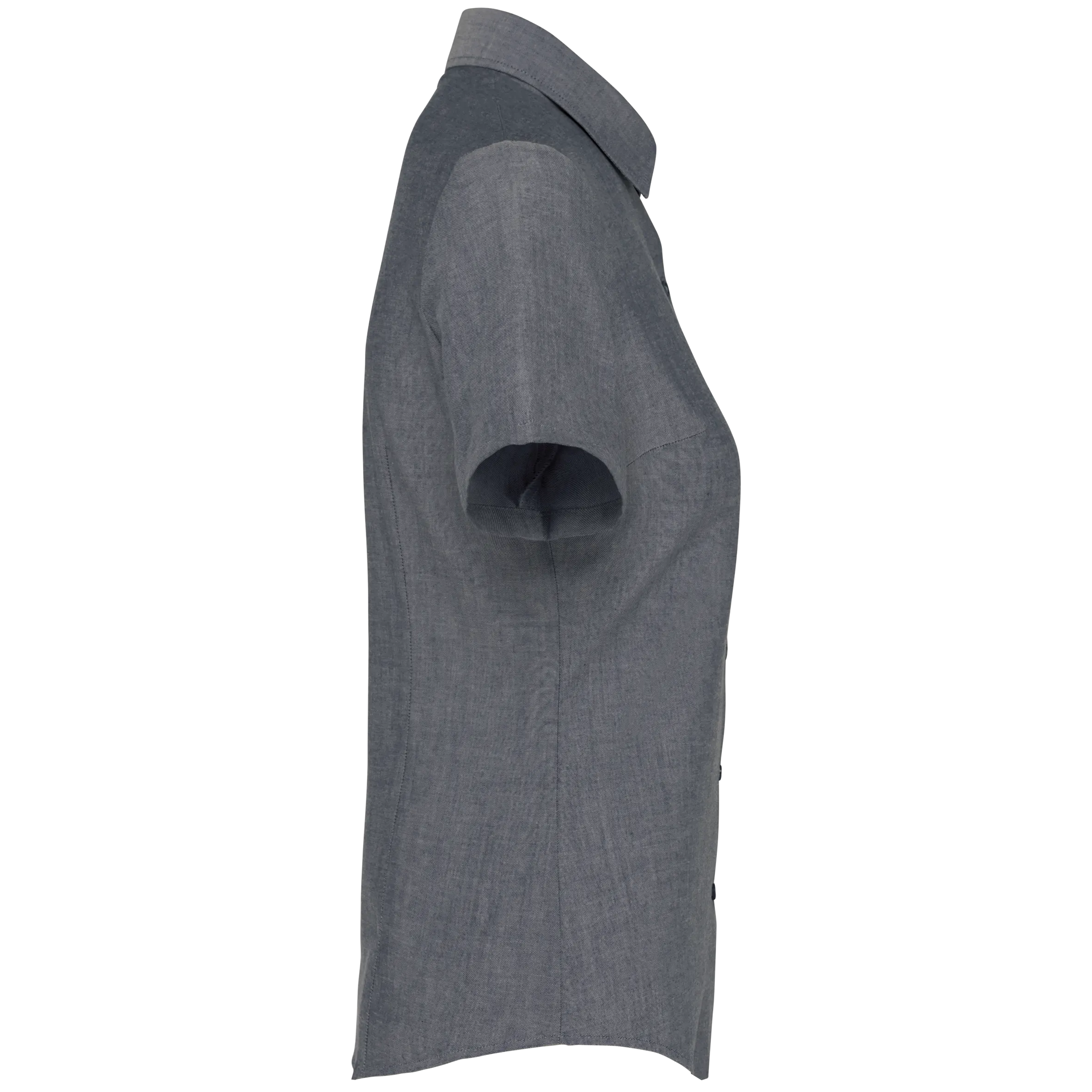 Camisa oxford manga corta mujer