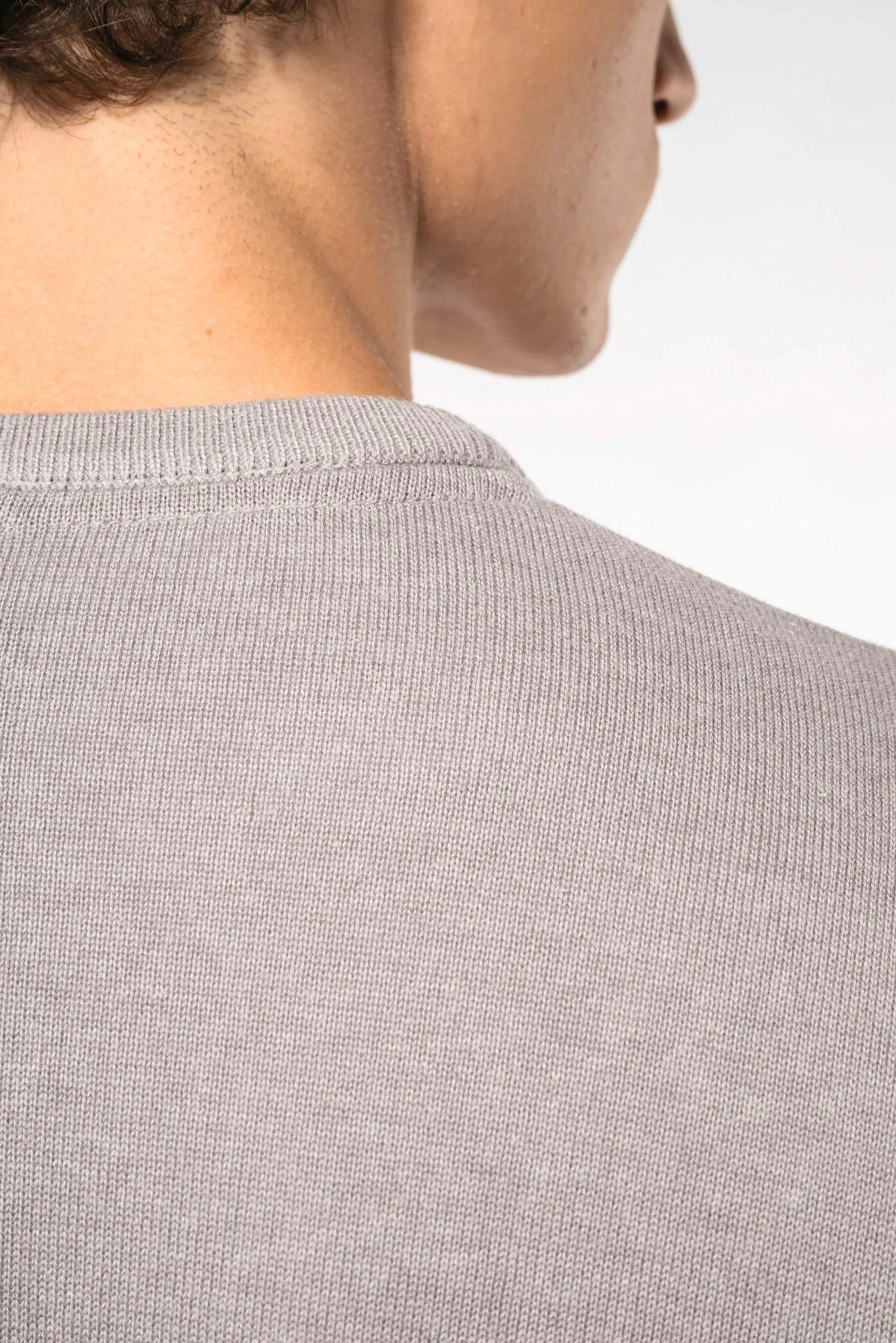 Jersey cuello redondo manga larga hombre
