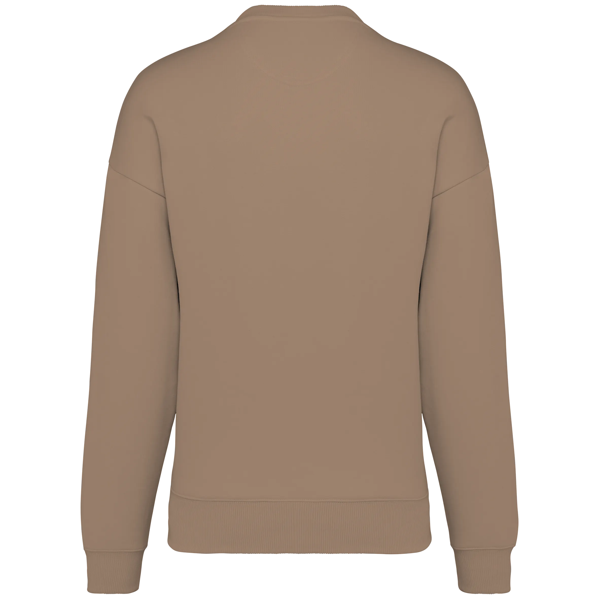 Sudadera ecorresponsable cuello redondo oversize unisex