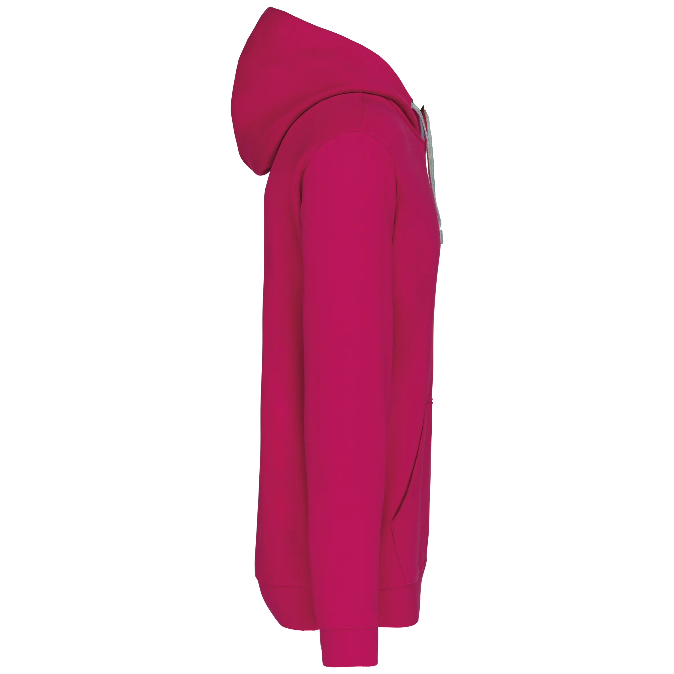 Sudadera capucha contrastada hombre