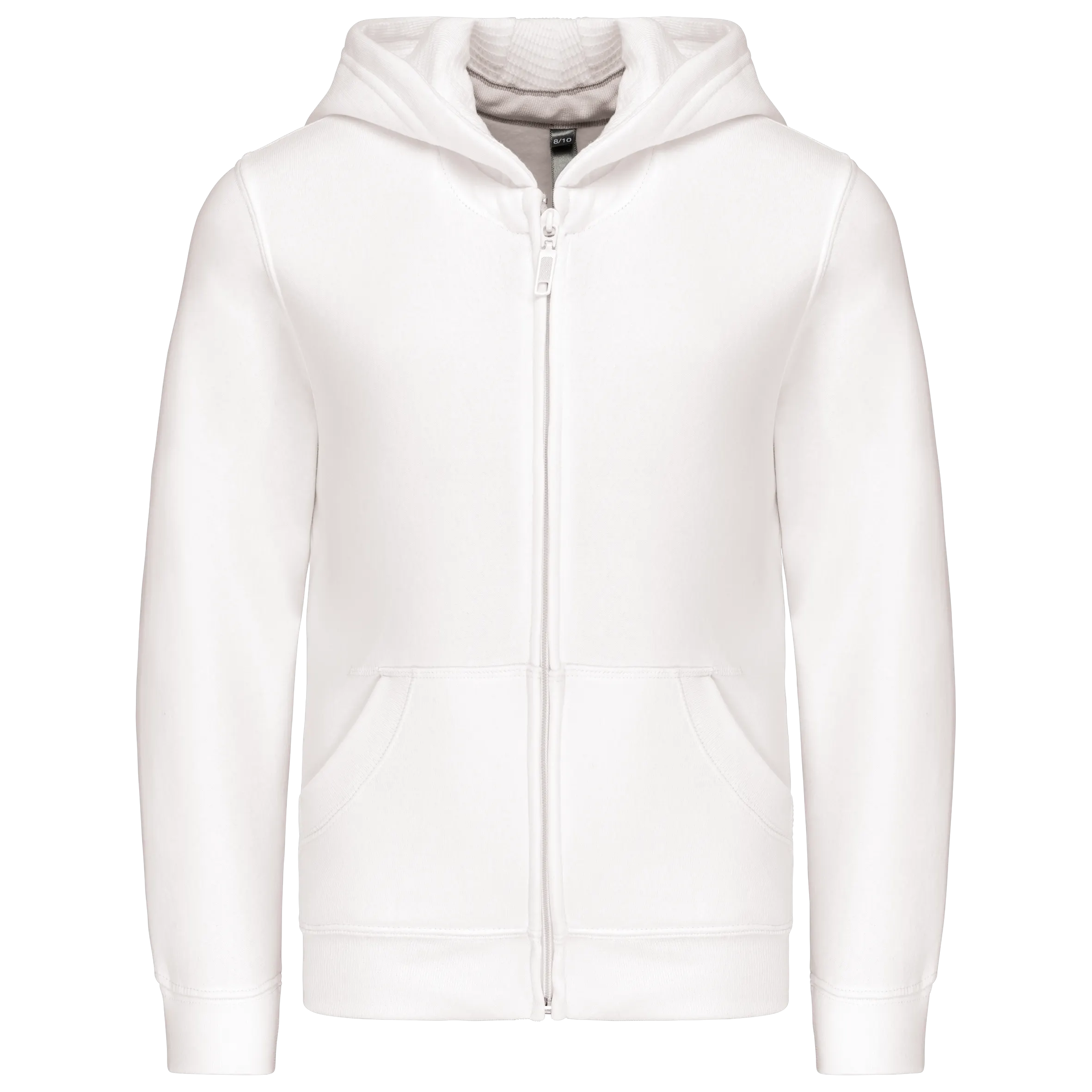 Sudadera capucha y cremallera niños