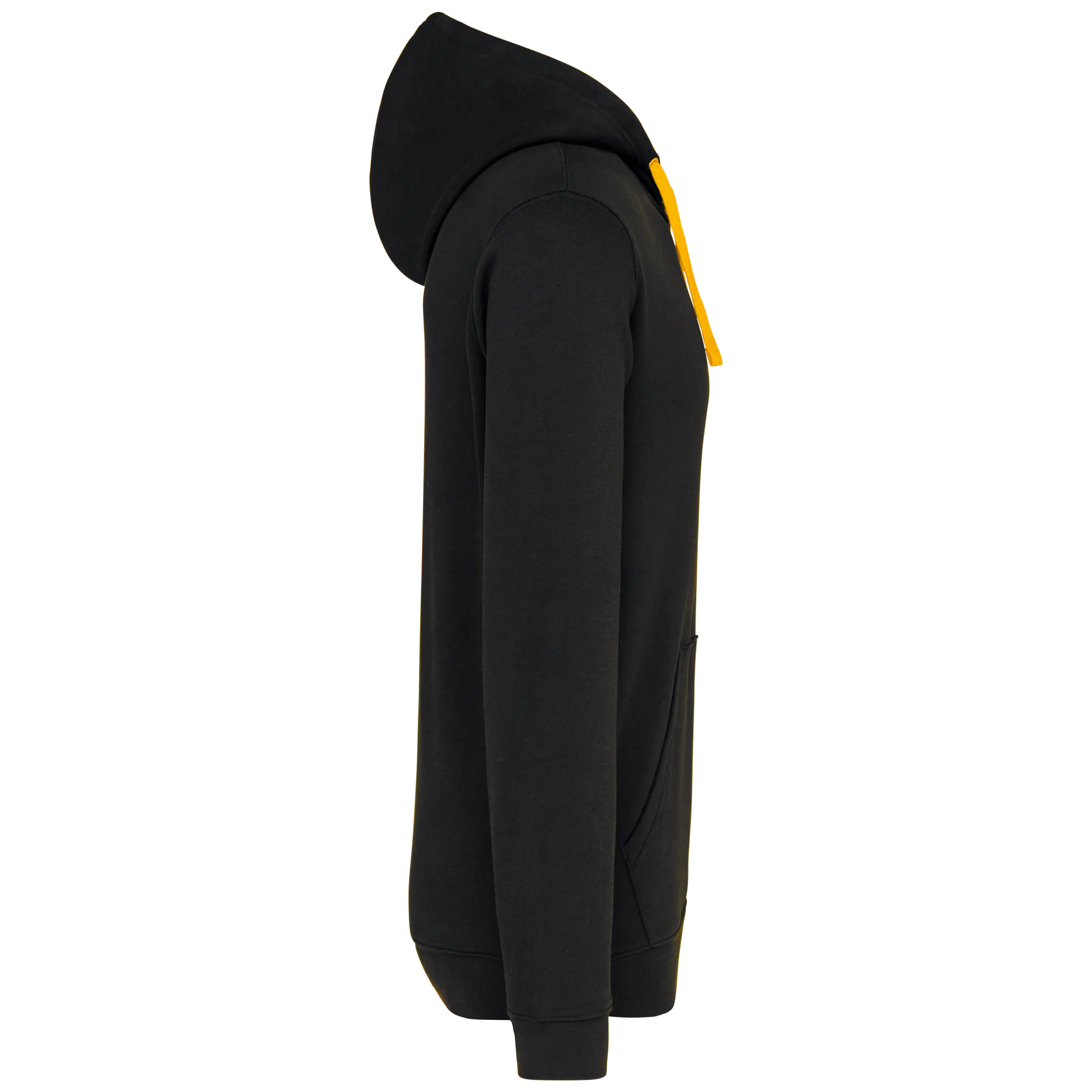 Sudadera capucha contrastada hombre