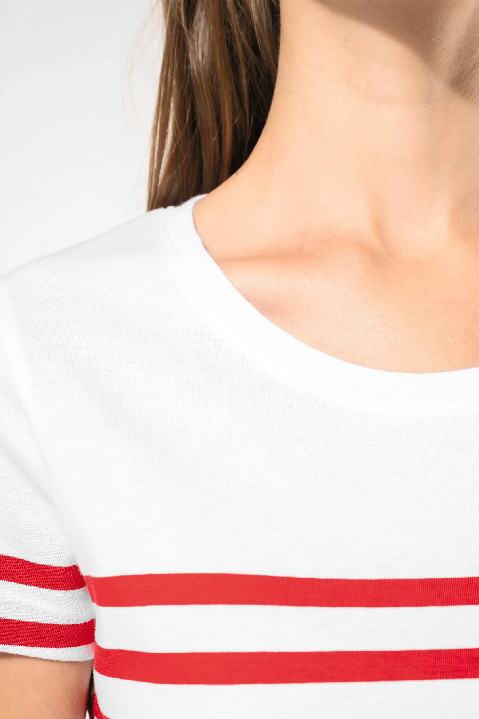 Camiseta marinera algodón orgánico mujer
