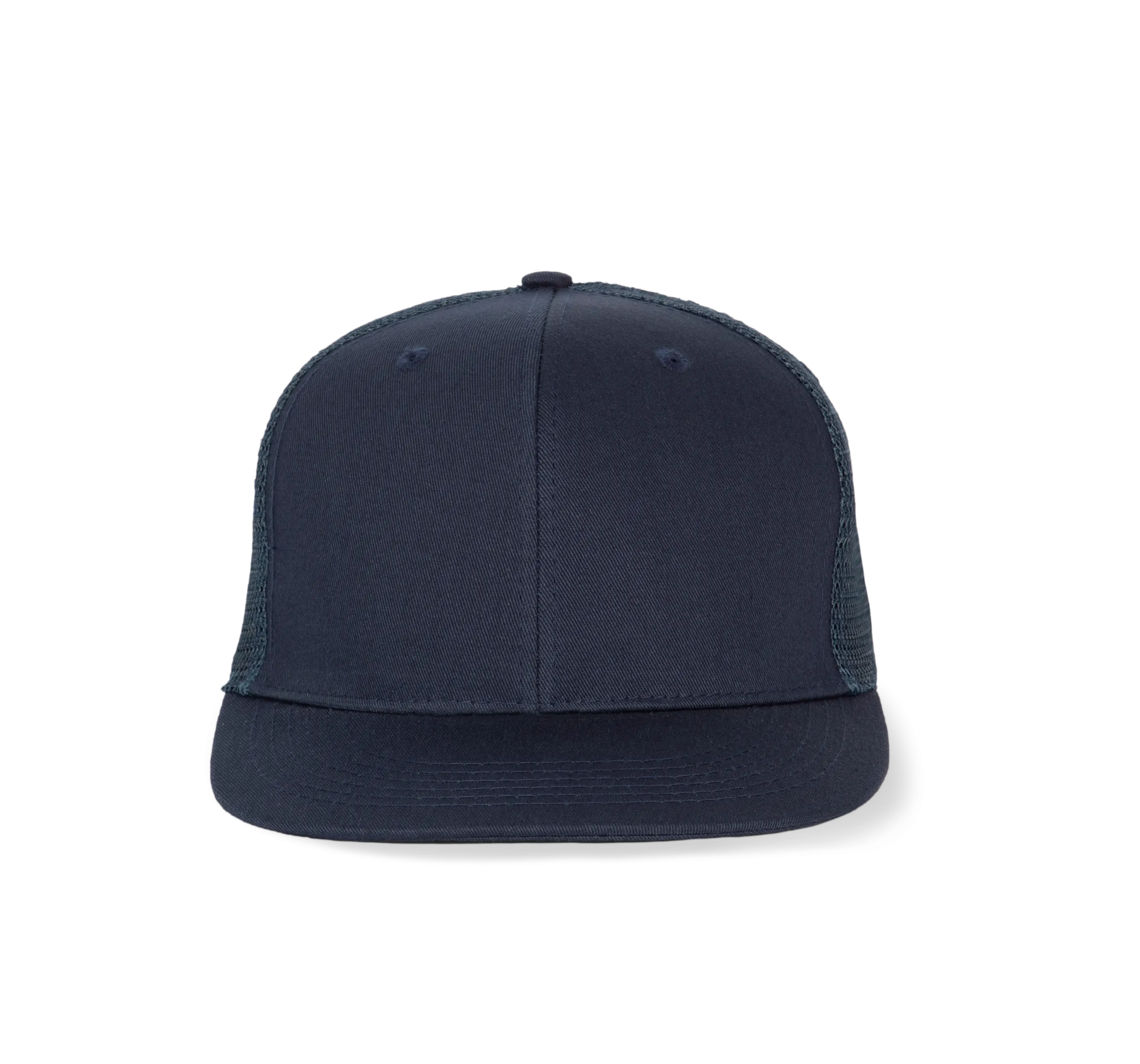 Gorra trucker - 6 paneles visera plana