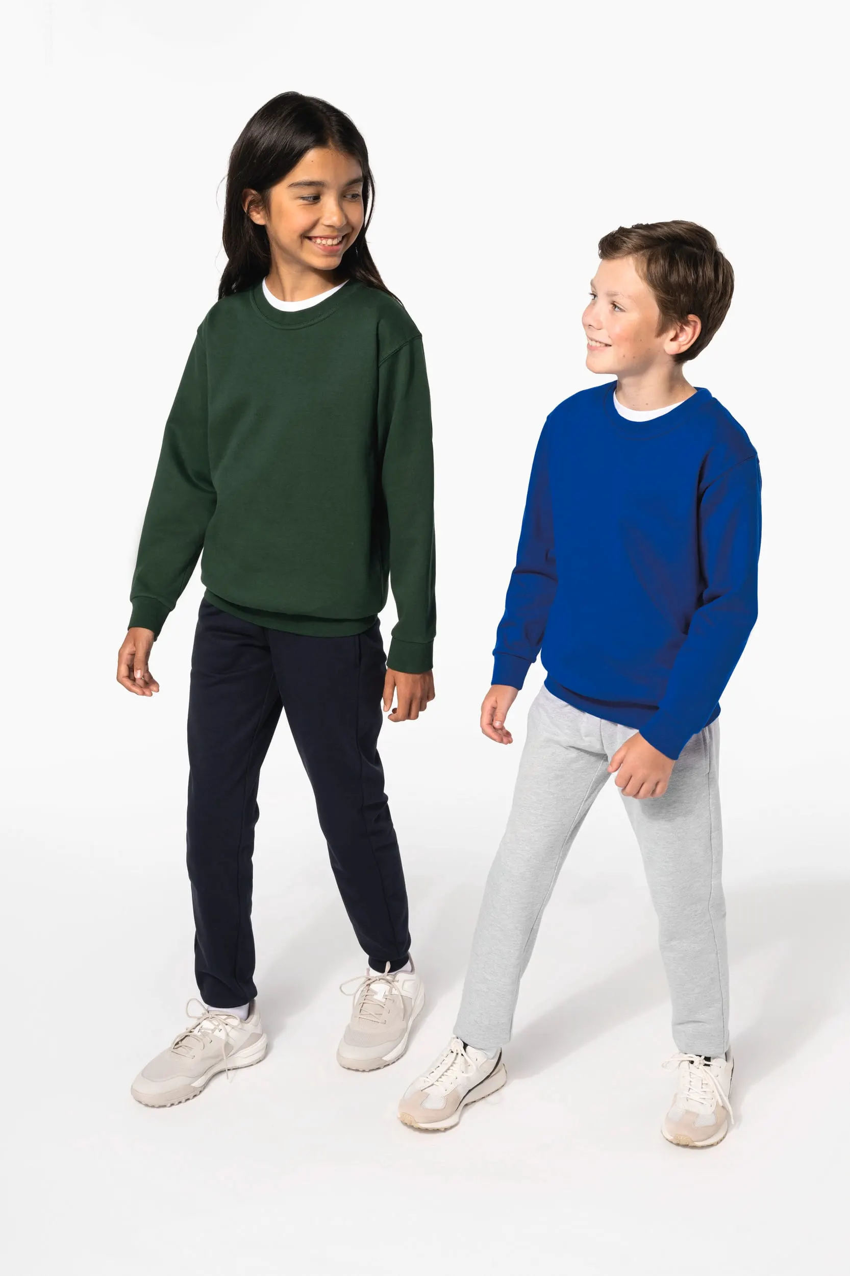 Sudadera cuello redondo infantil