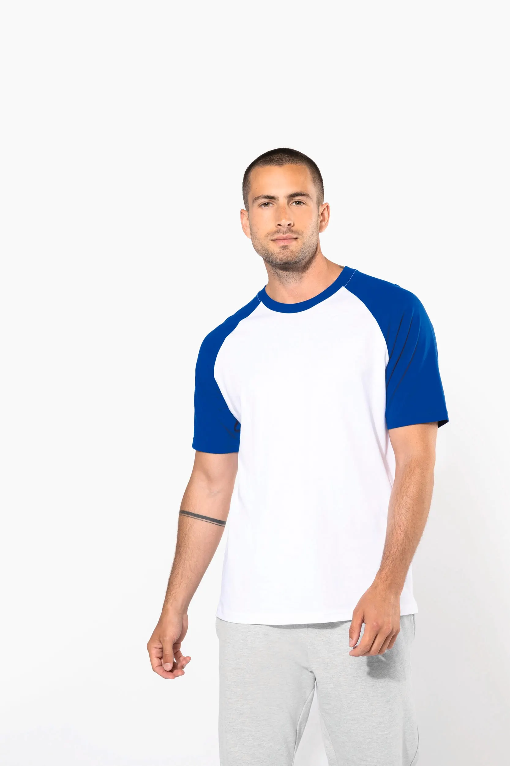 Baseball - camiseta bicolor manga corta hombre