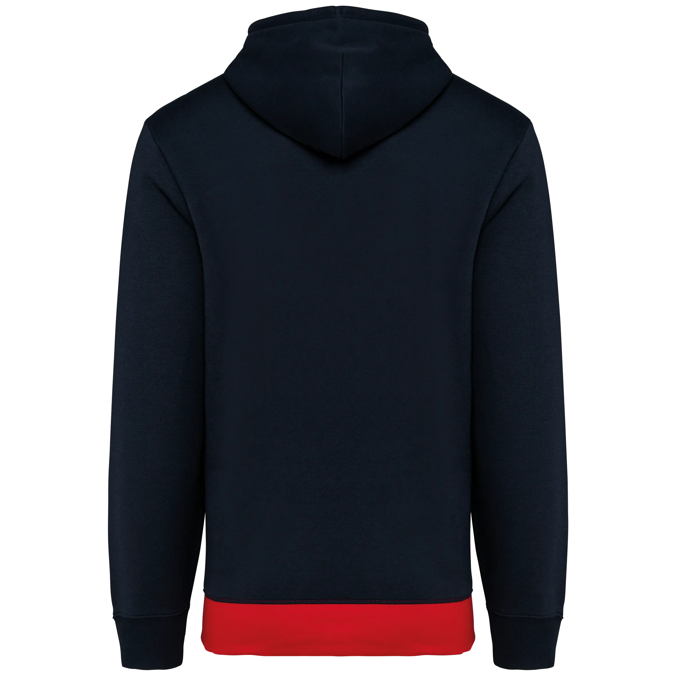 Sudadera tricolor con capucha unisex