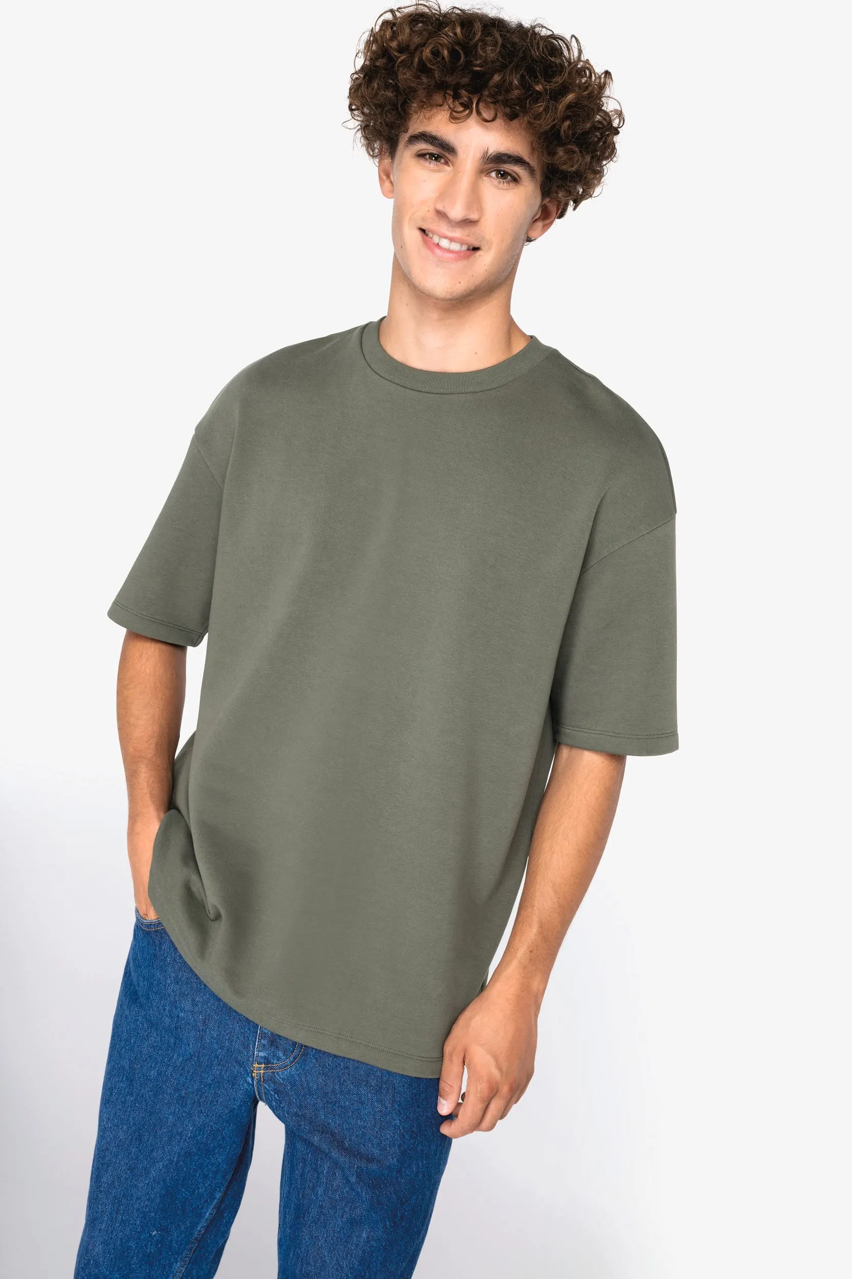 Camiseta ecorresponsable oversize French Terry unisex