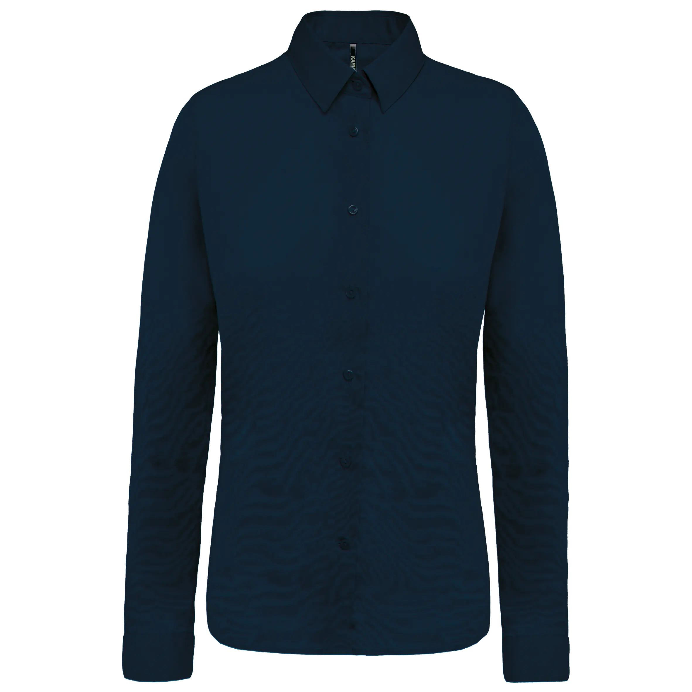 Camisa popelina manga larga mujer
