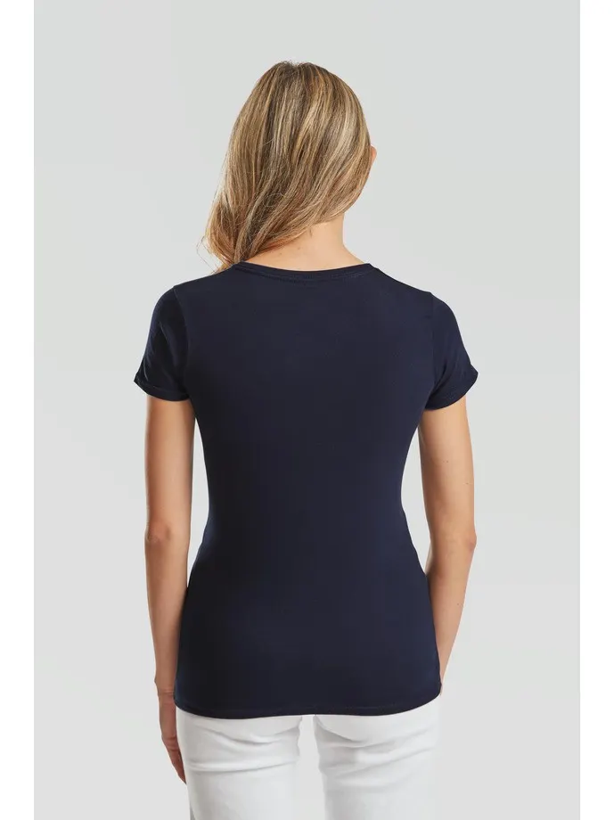 CAMISETA FRUIT OF THE LOOM LADIES ICONIC 150 V-NECK T