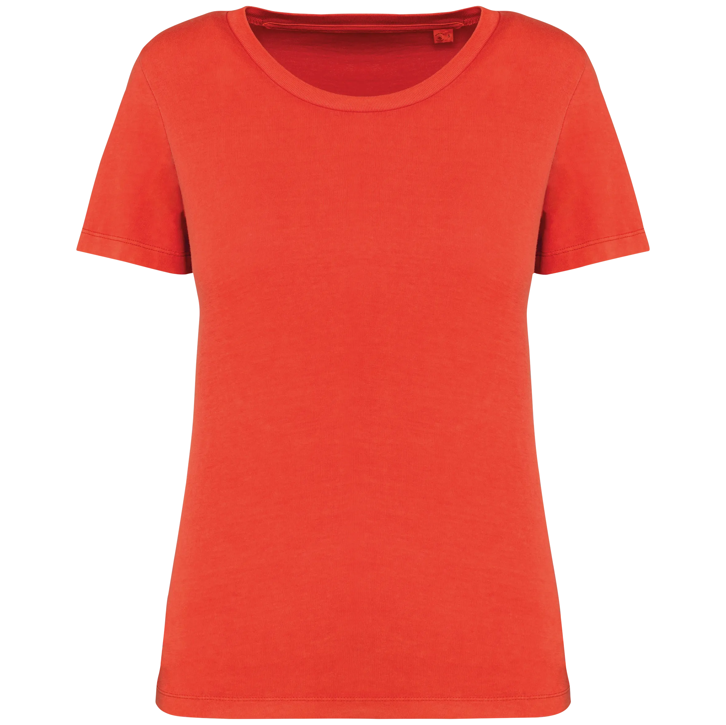Camiseta ecorresponsable efecto lavado mujer