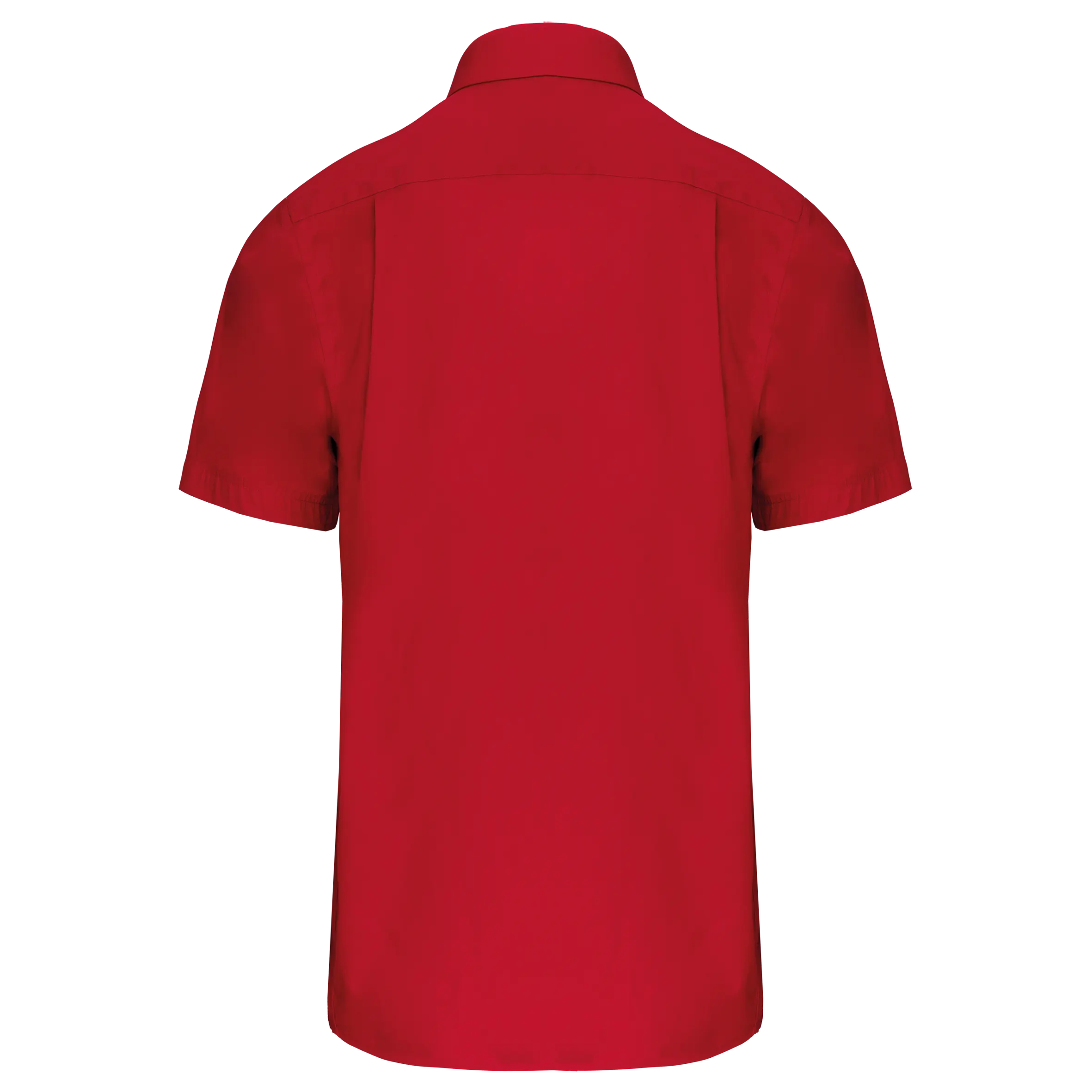 Camisa popelina manga corta hombre