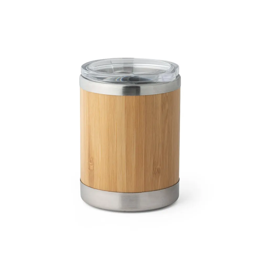 LYCKA. Vaso de bambú 350 mL