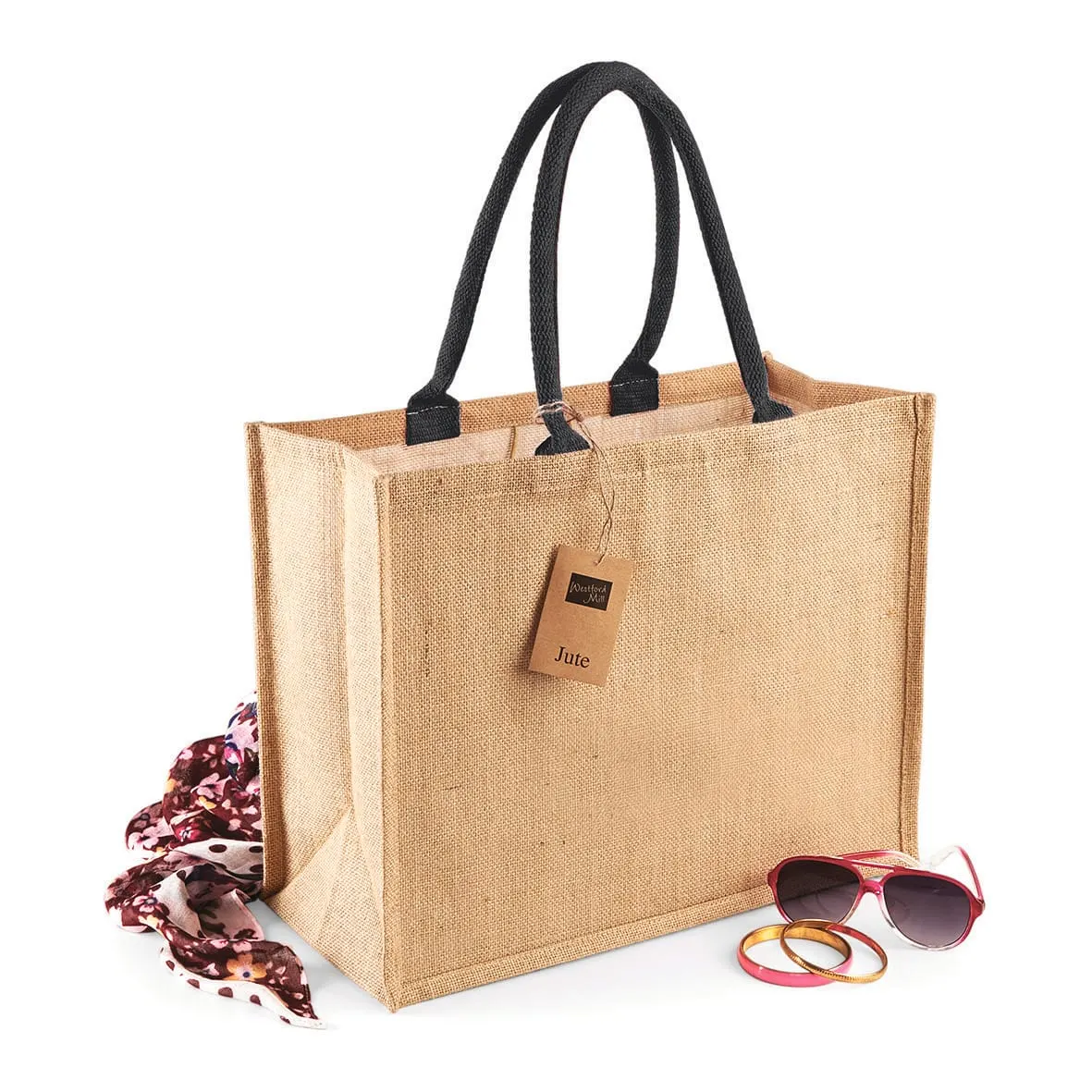 Bolsa de compra clásica de yute