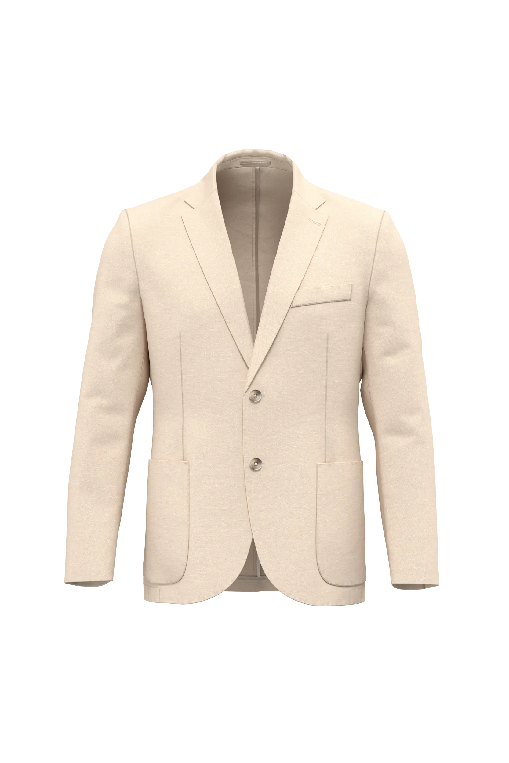 Blazer efecto lavado de lino hombre