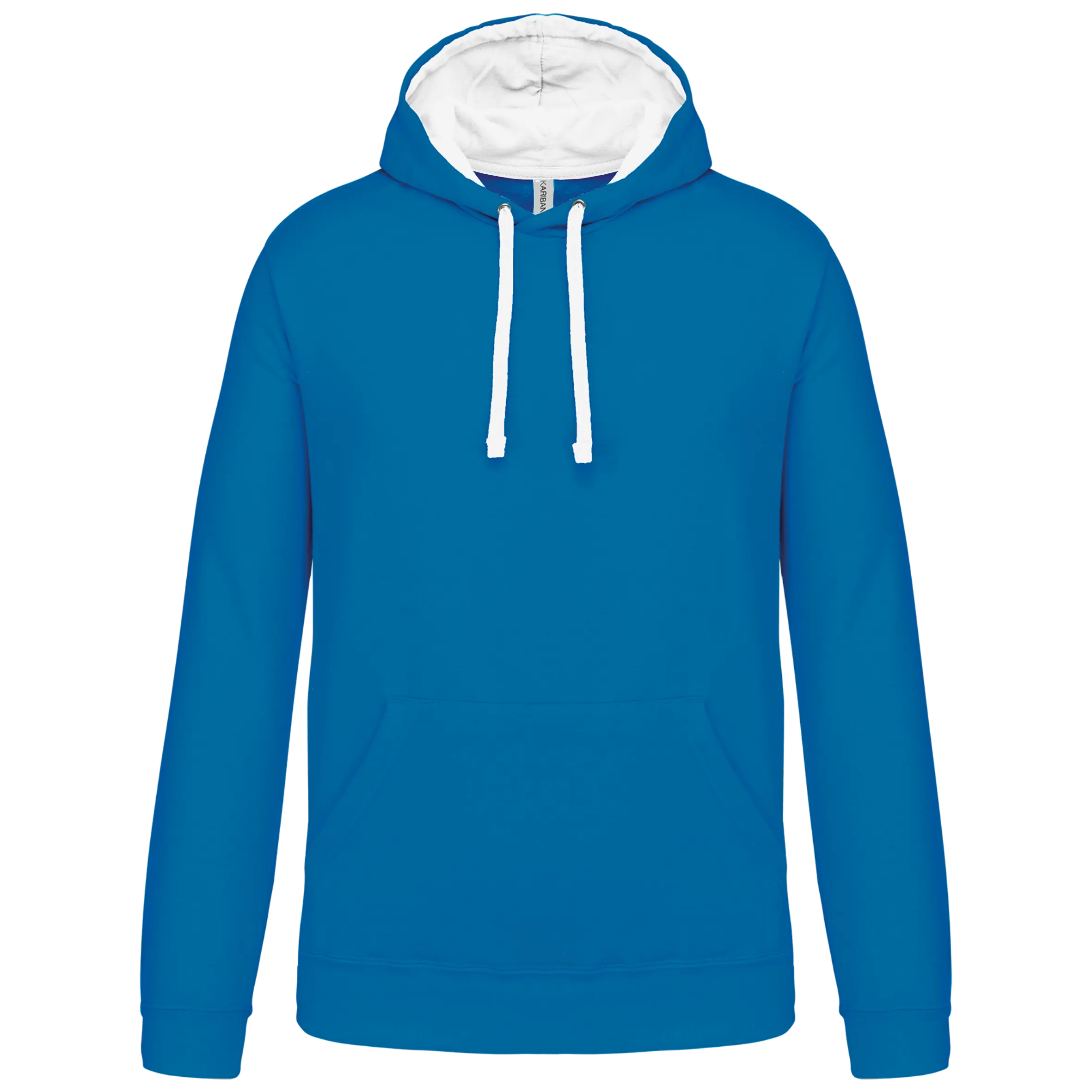 Sudadera capucha contrastada hombre