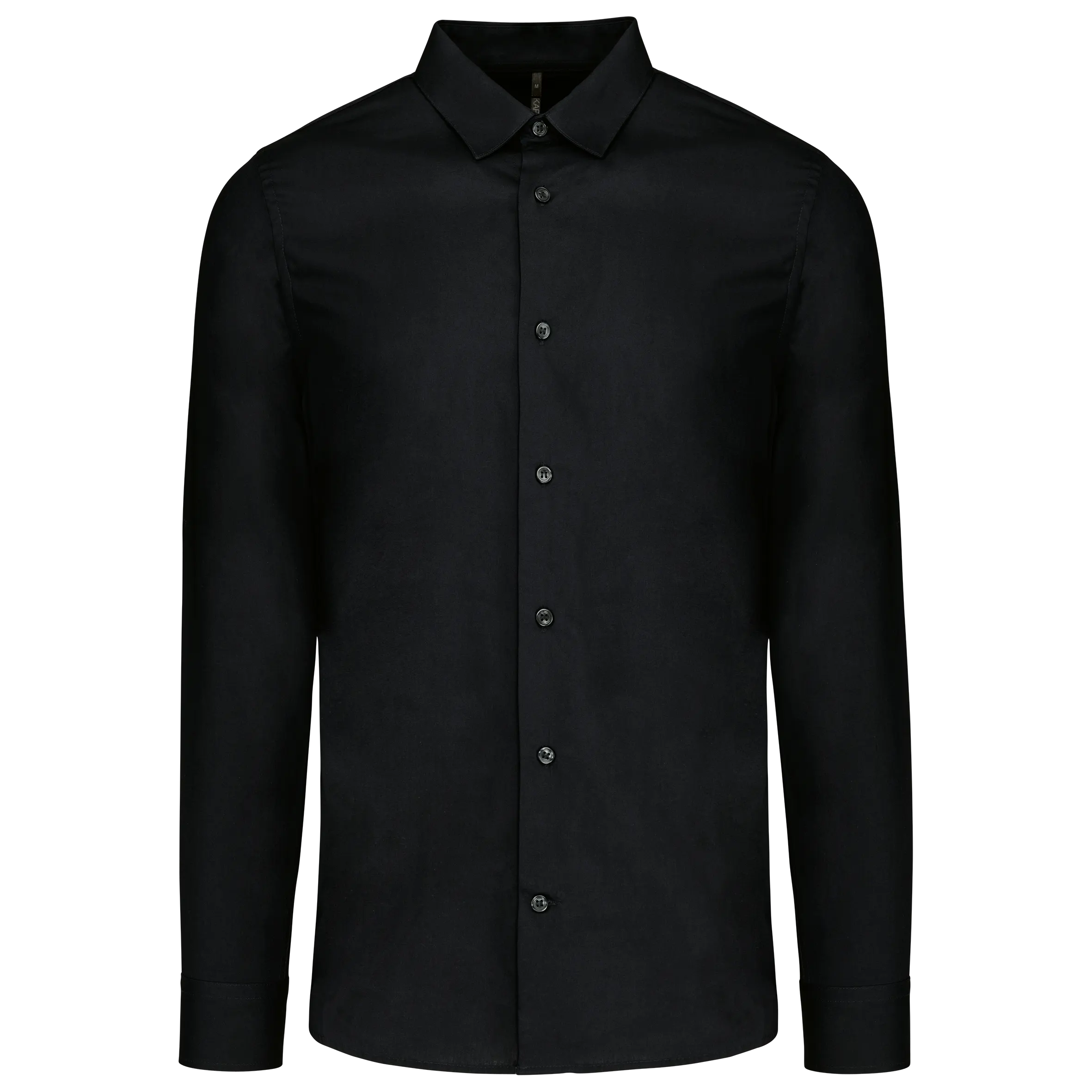 Camisa popelina manga larga hombre