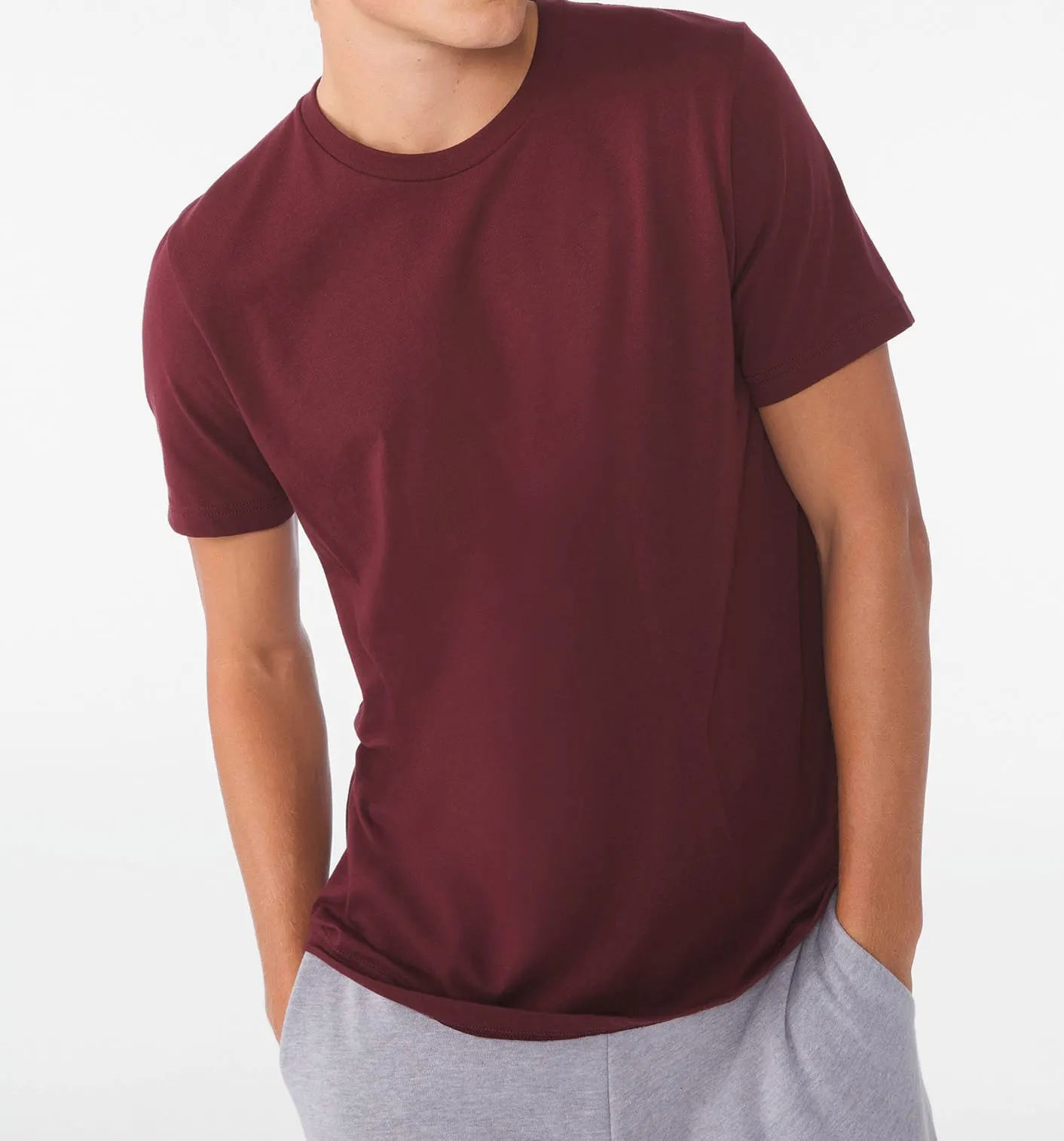 Camiseta cuello redondo unisex