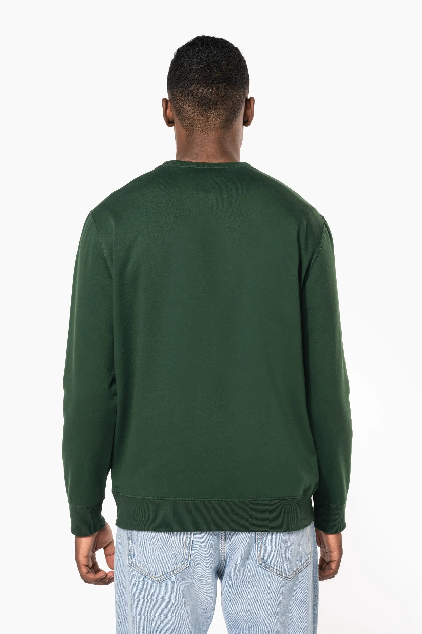 Sudadera cuello redondo reciclada unisex