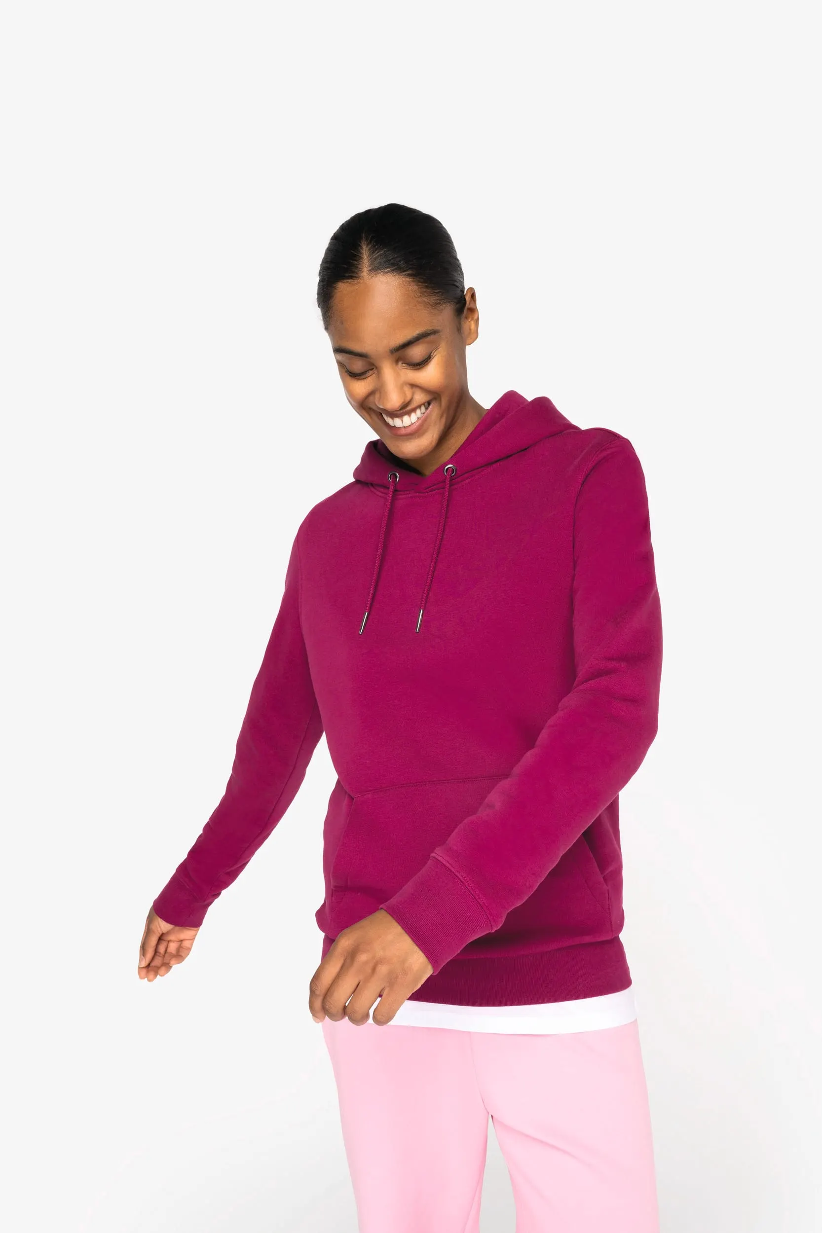 Sudadera ecorresponsable con capucha unisex