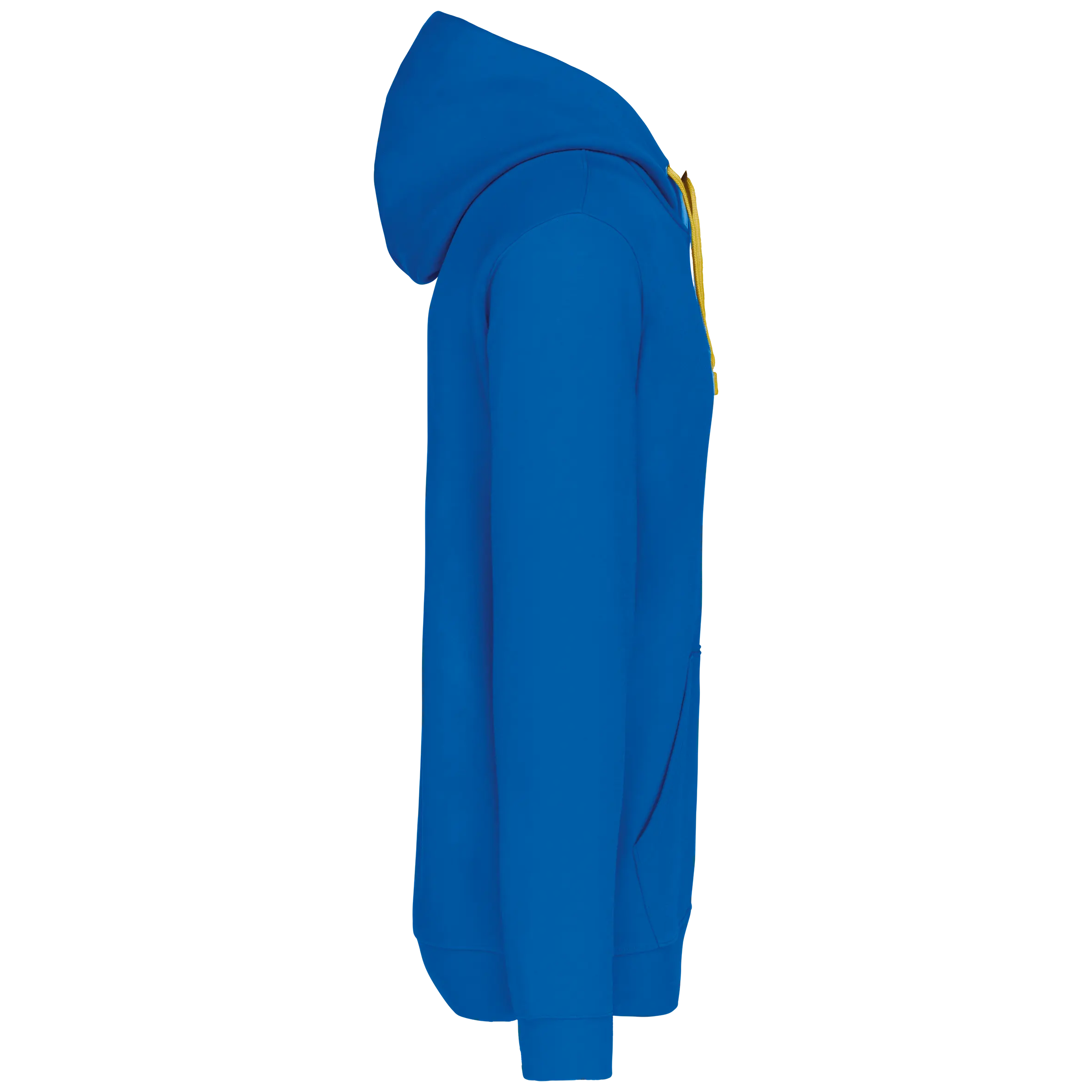 Sudadera capucha contrastada hombre