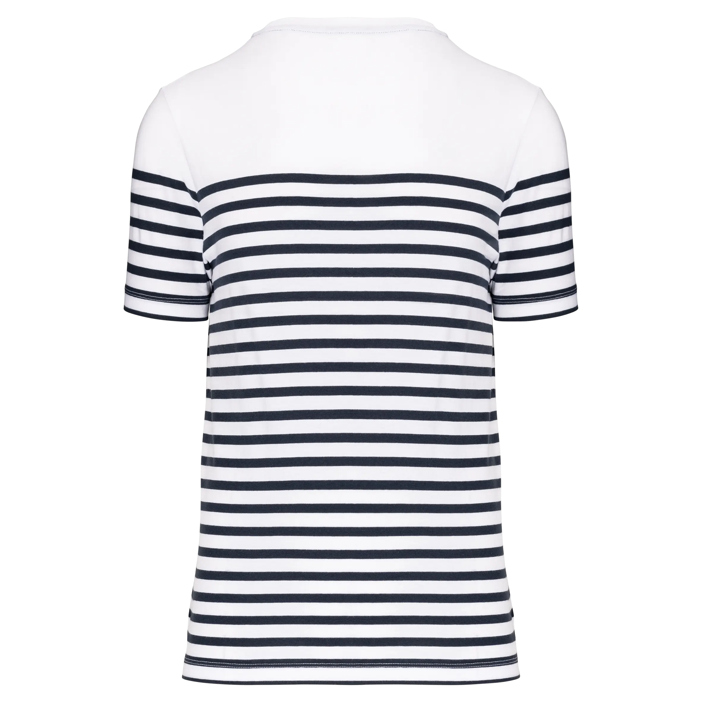 White / Navy Stripes