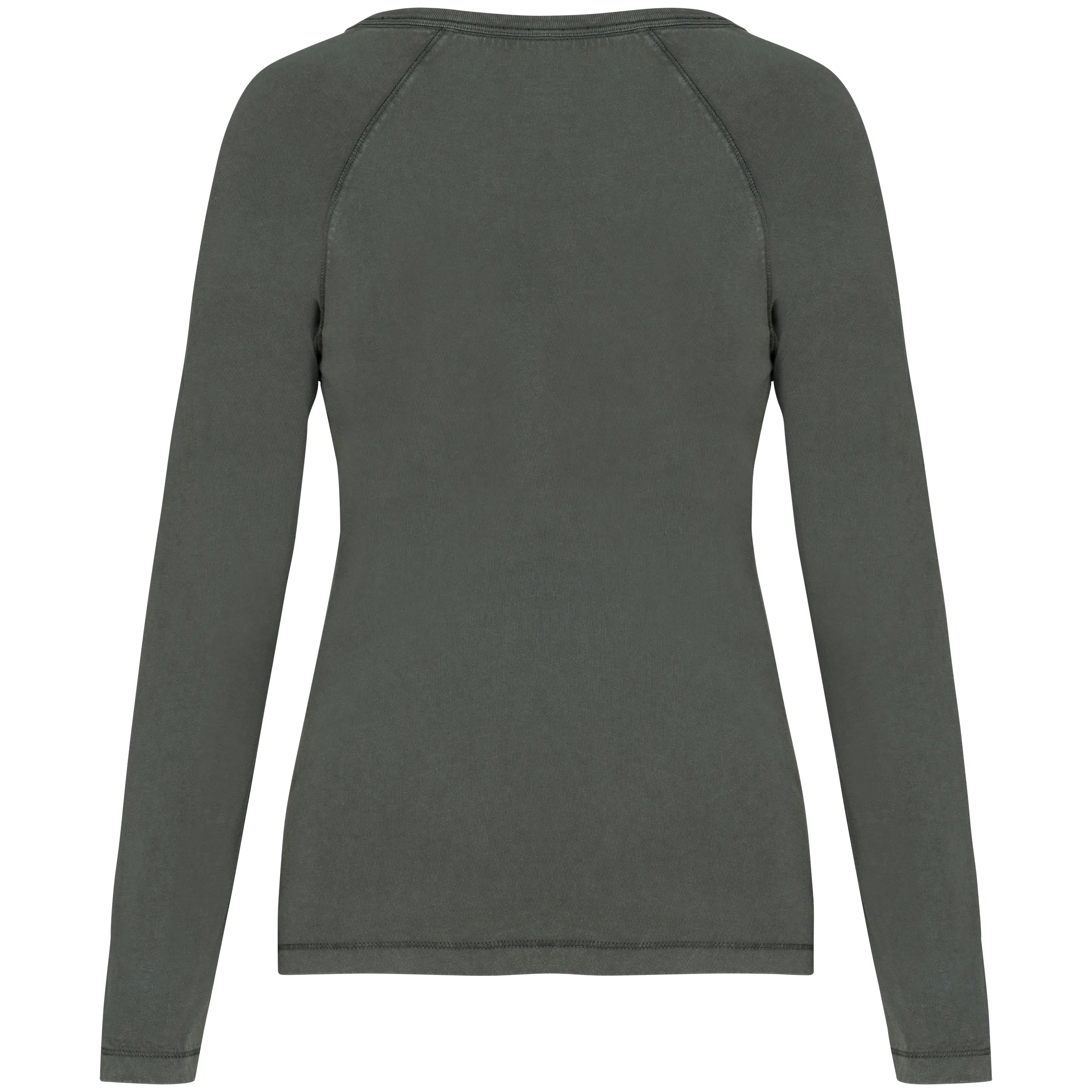 Camiseta ecorresponsable manga larga raglan mujer