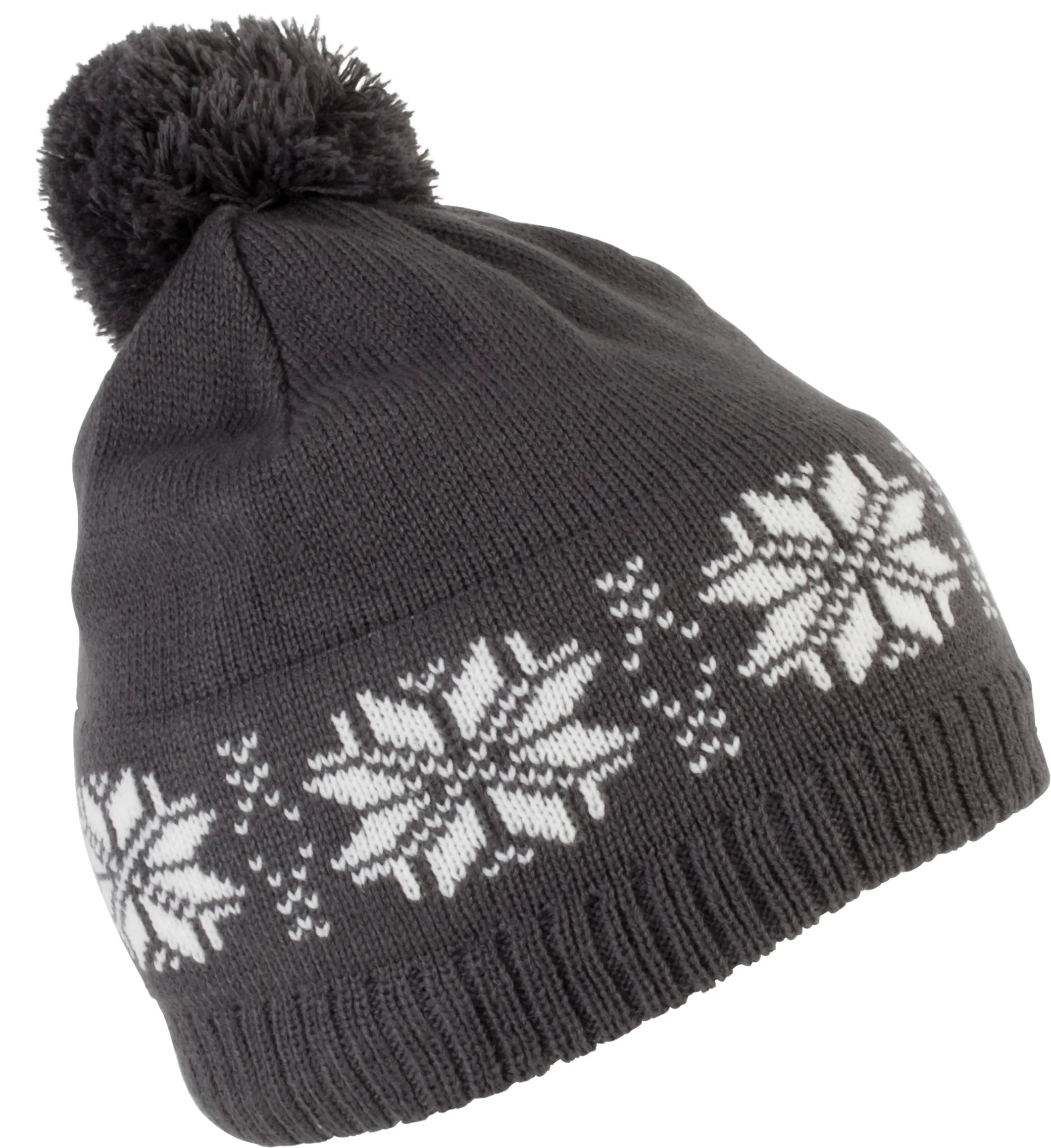 Gorro navideño de punto con motivo de estrellas