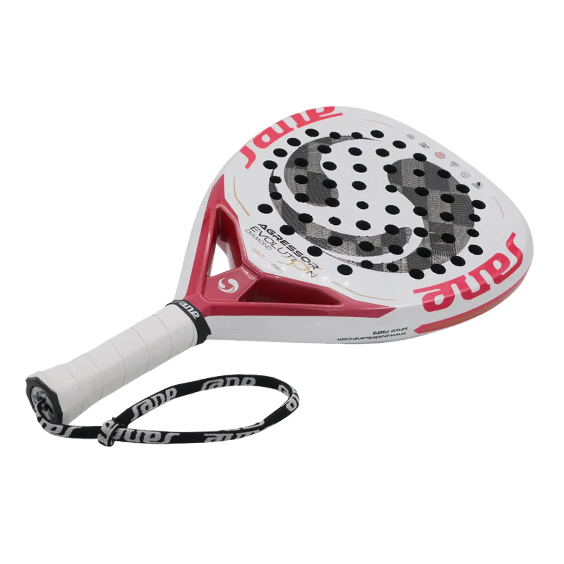 PALA DE PÁDEL SANE AGRESSOR EVOLUTION DIAMOND GOLD