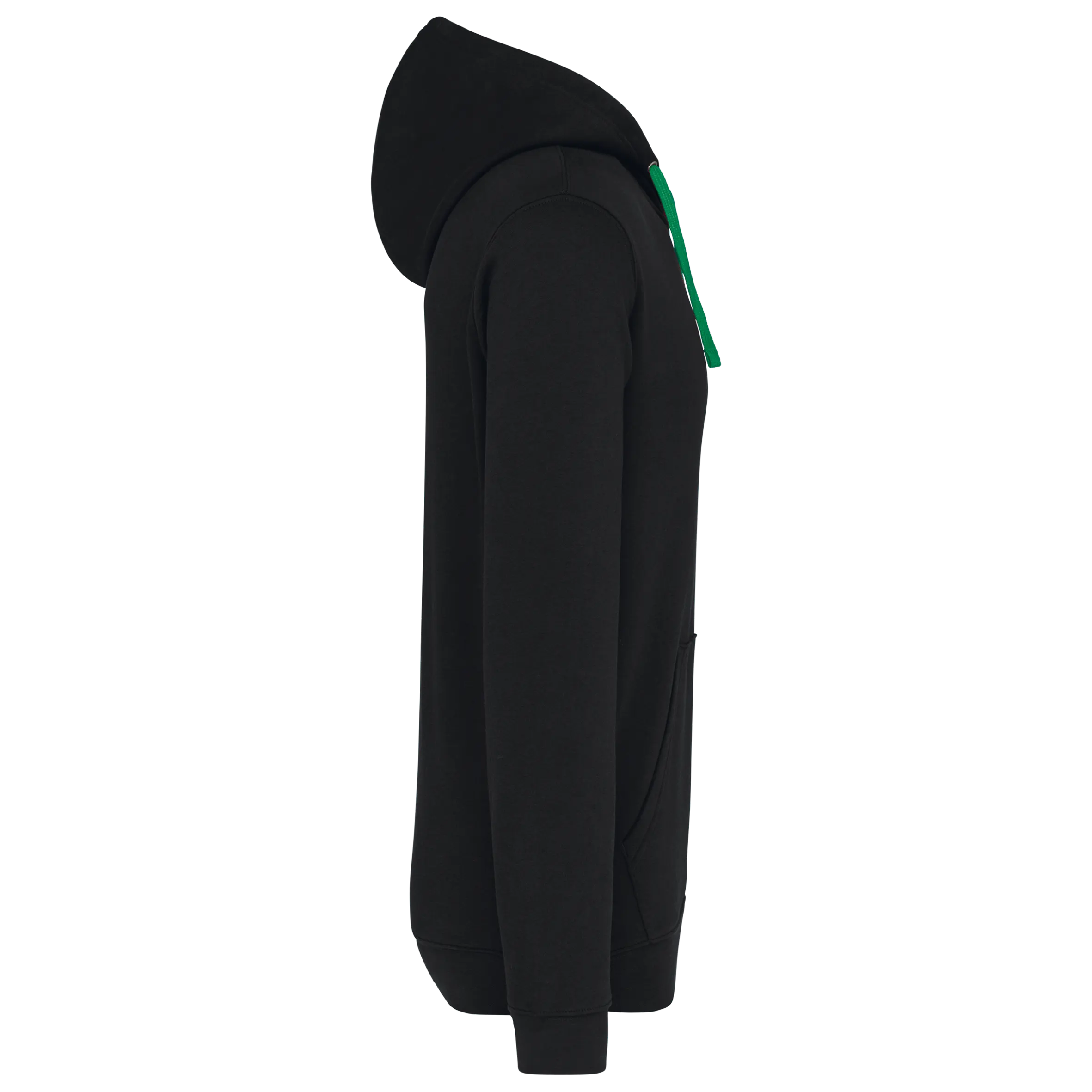 Sudadera capucha contrastada hombre