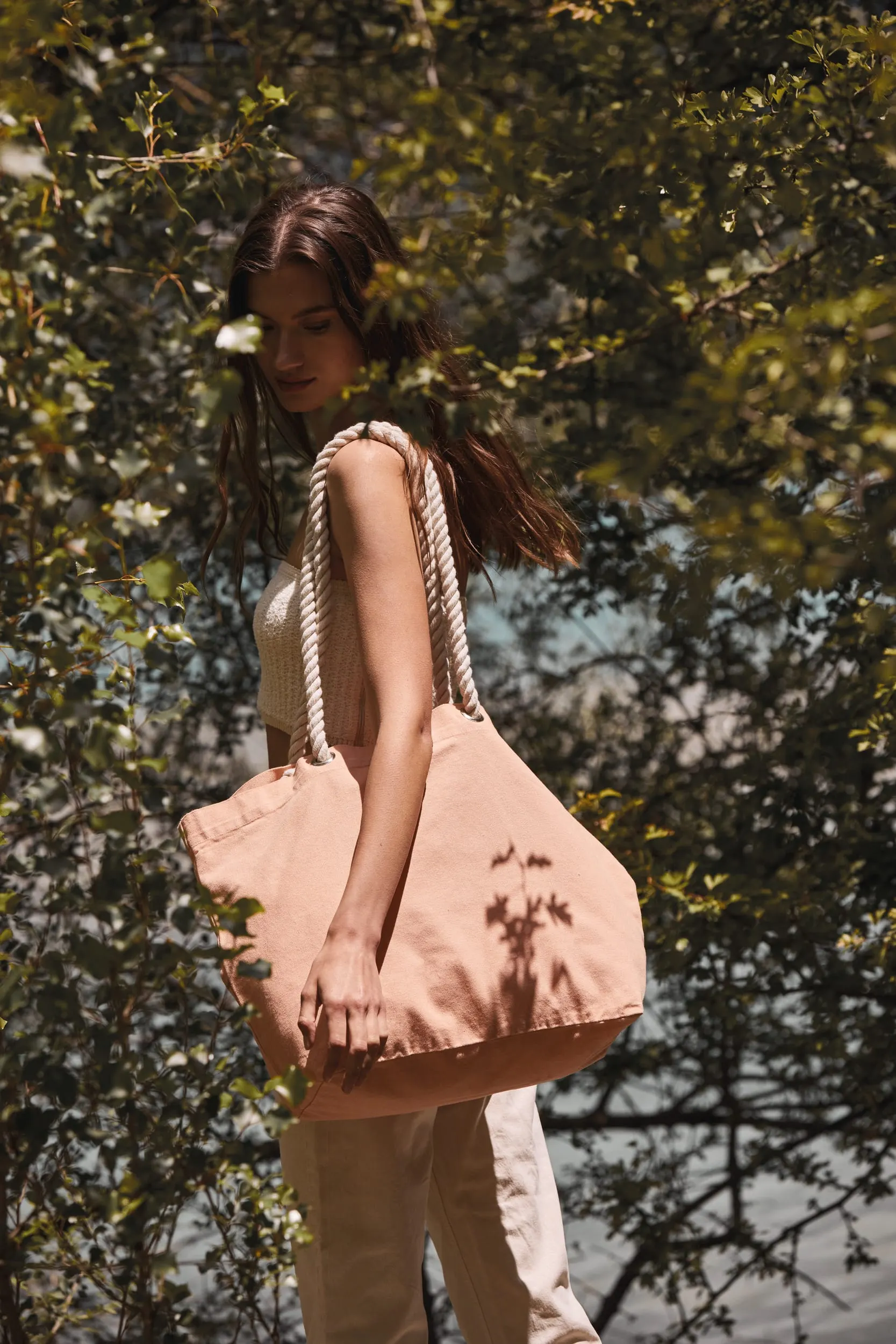 Bolsa tote estilo marinero