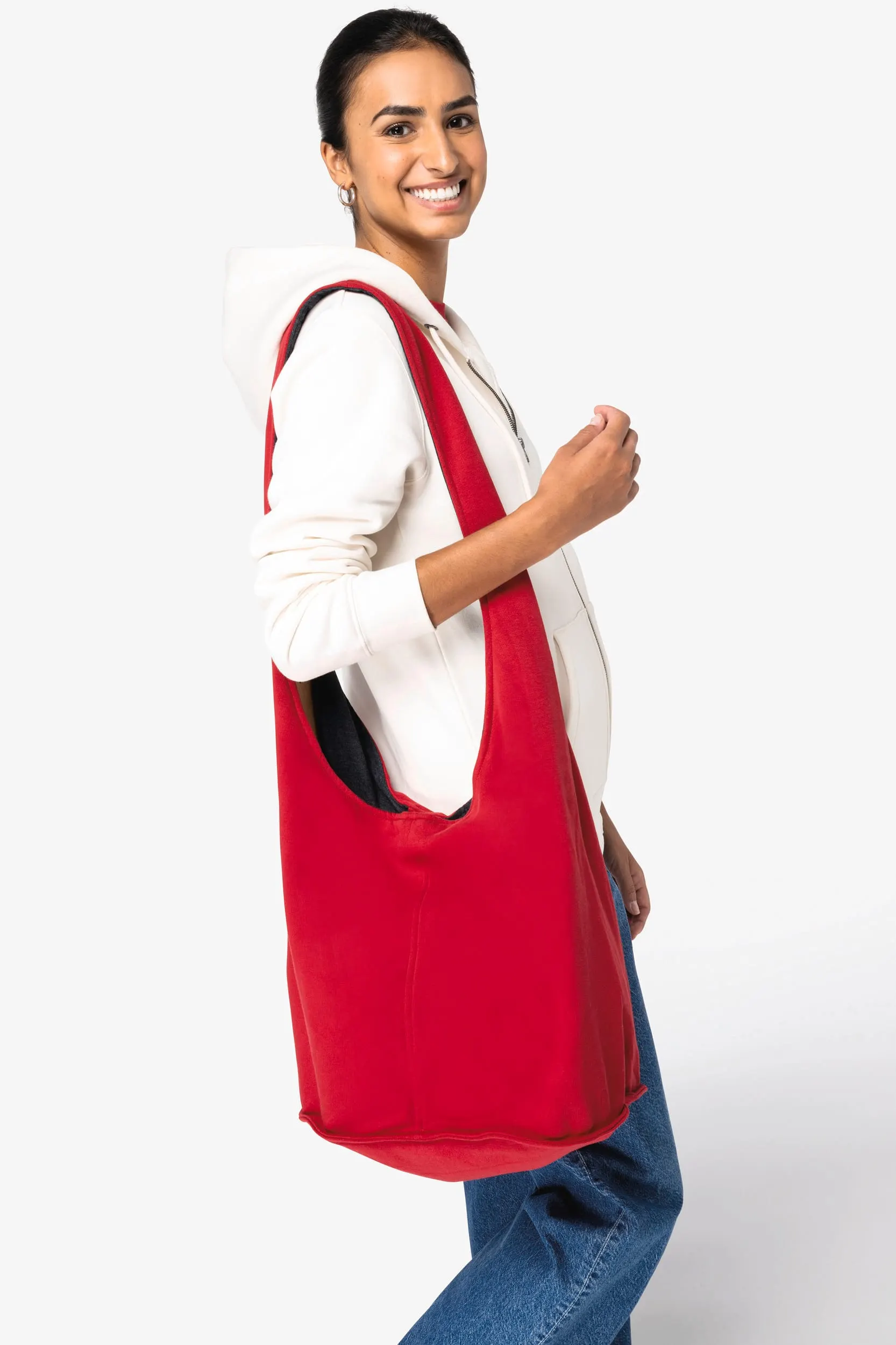 Bolsa bandolera de felpa