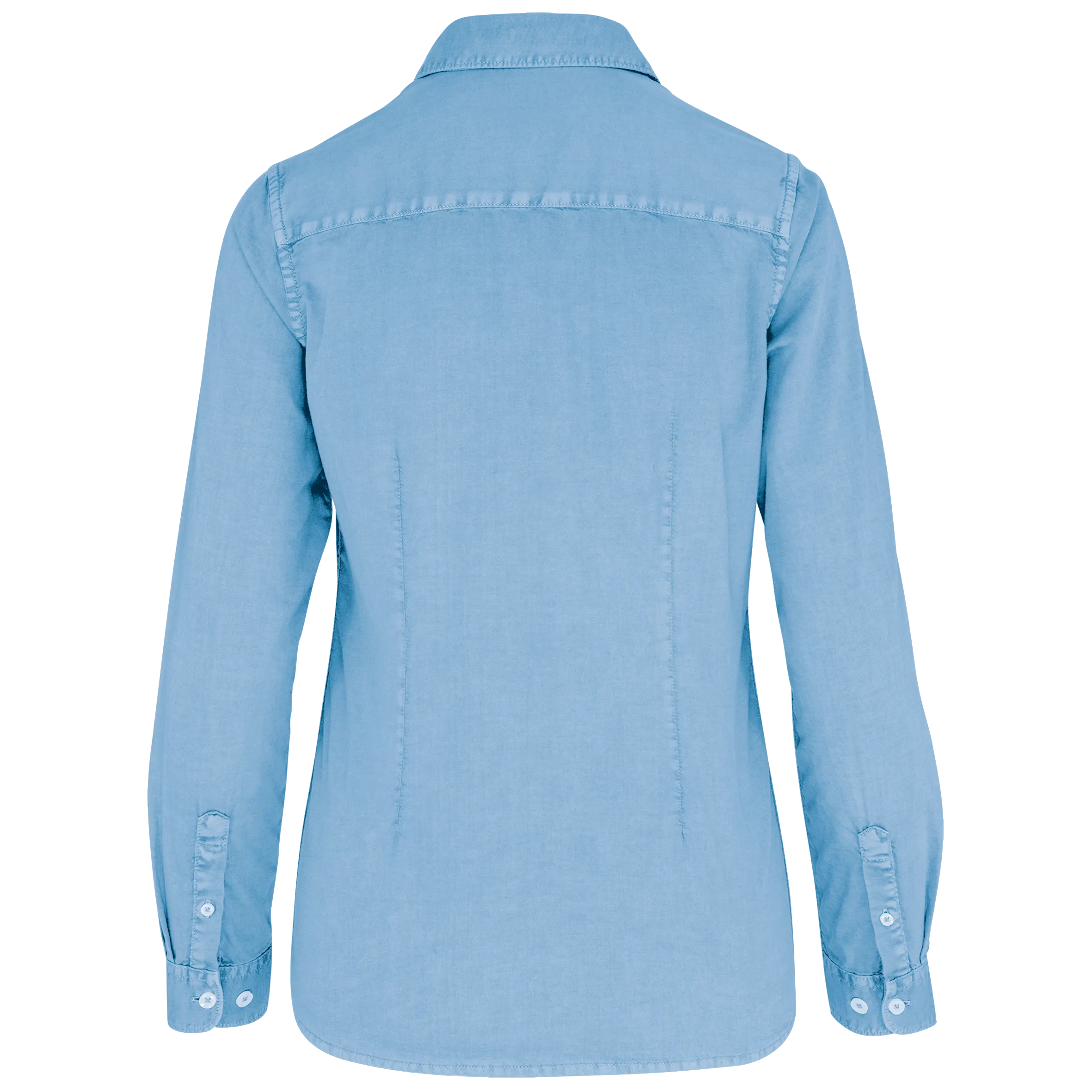 Camisa ecorresponsable efecto lavado mujer