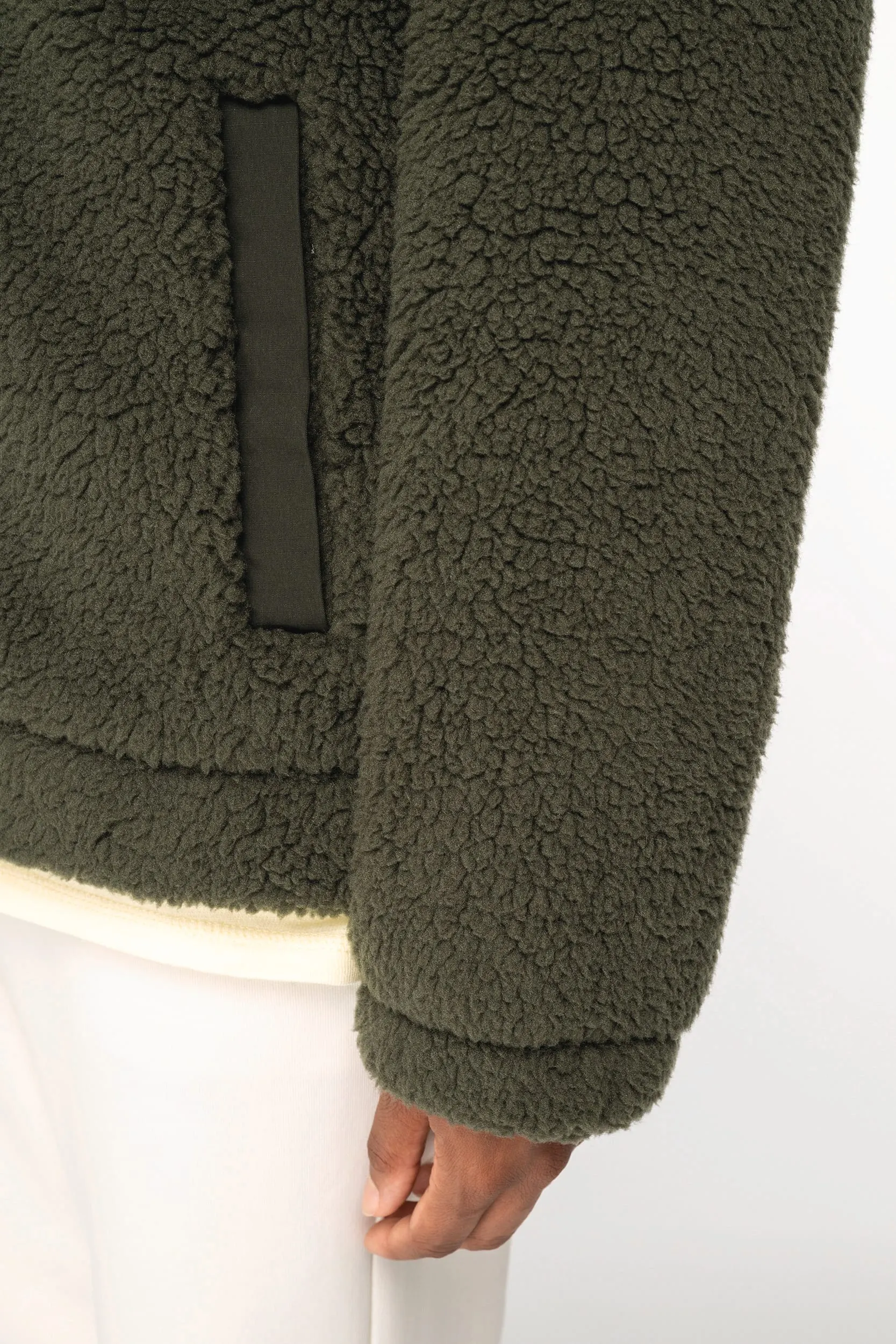 Chaqueta ecorresponsable de sherpa unisex