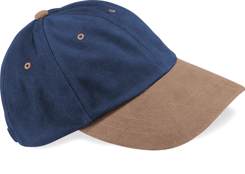 Gorra de perfil bajo de algodón peinado - 6 paneles