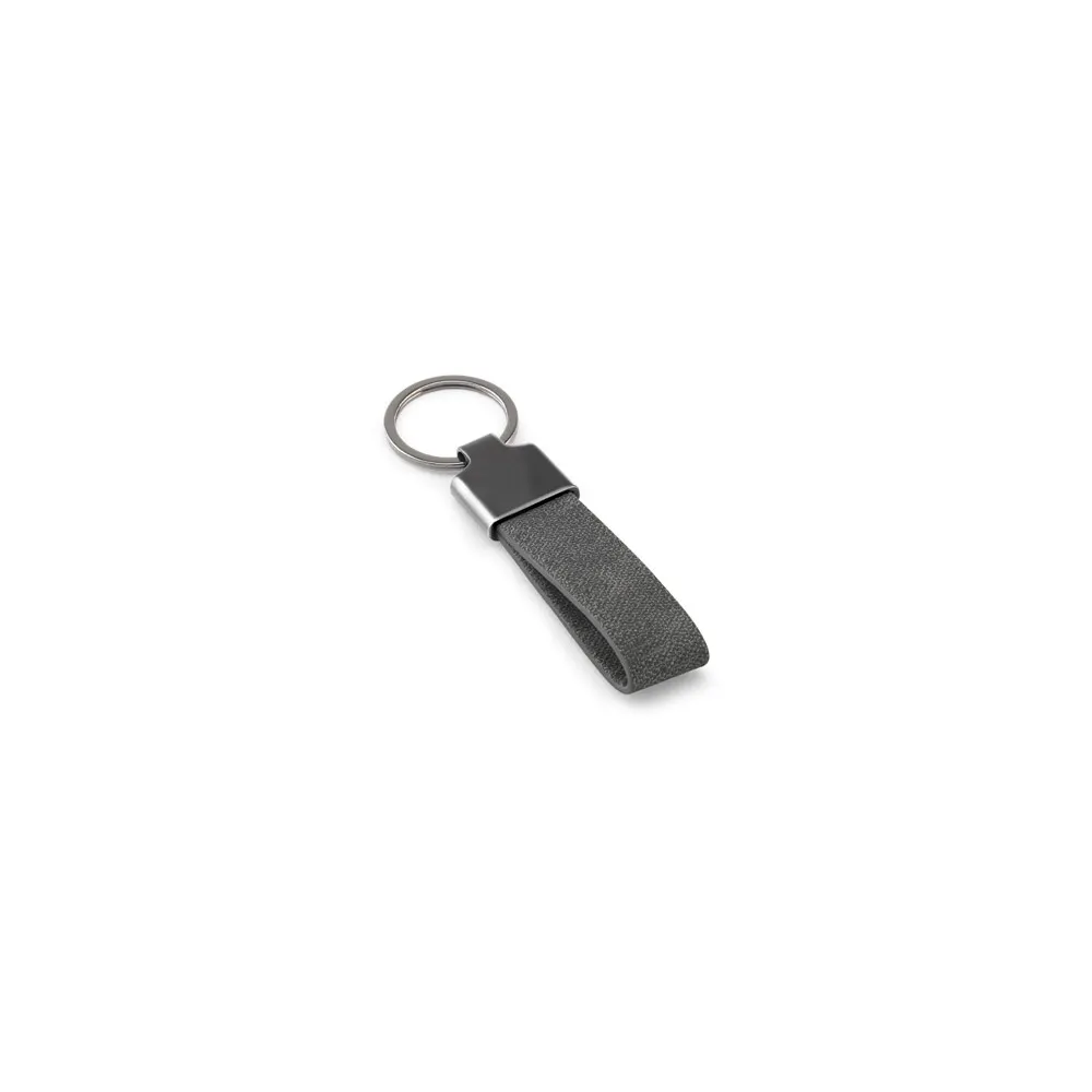 VAUGHN. Set compuesto por un tarjetero y un llavero, ambos de metal y poliéster reciclado (30 % reciclado - rPET)