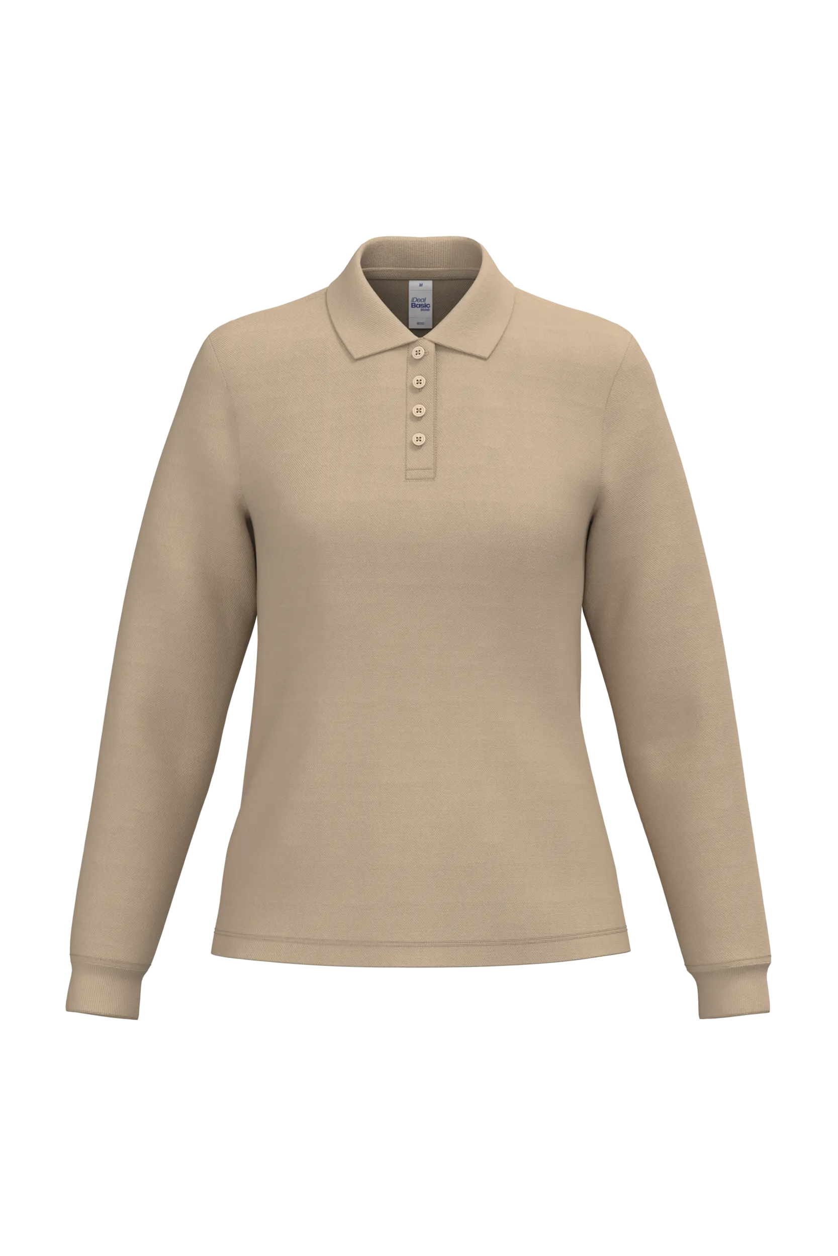 Polo punto piqué LSL mujer