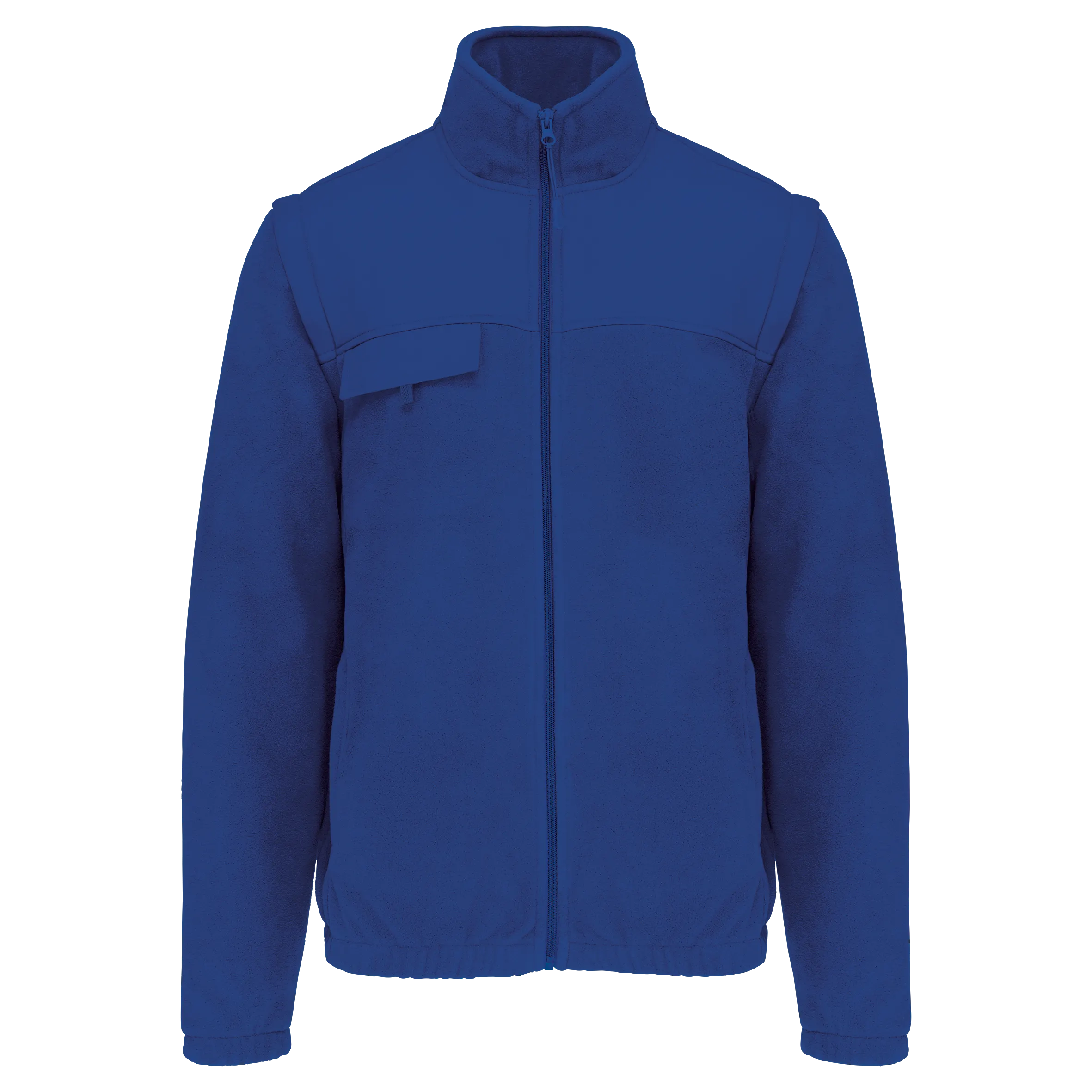 Chaqueta polar con mangas amovibles hombre